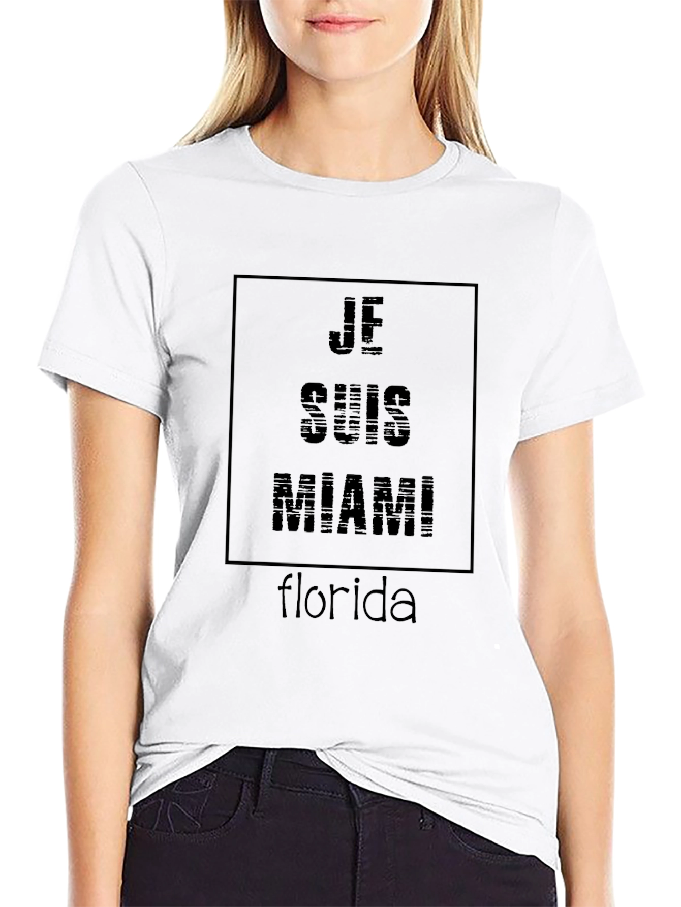 Je Suis Miami Black T-Shirt