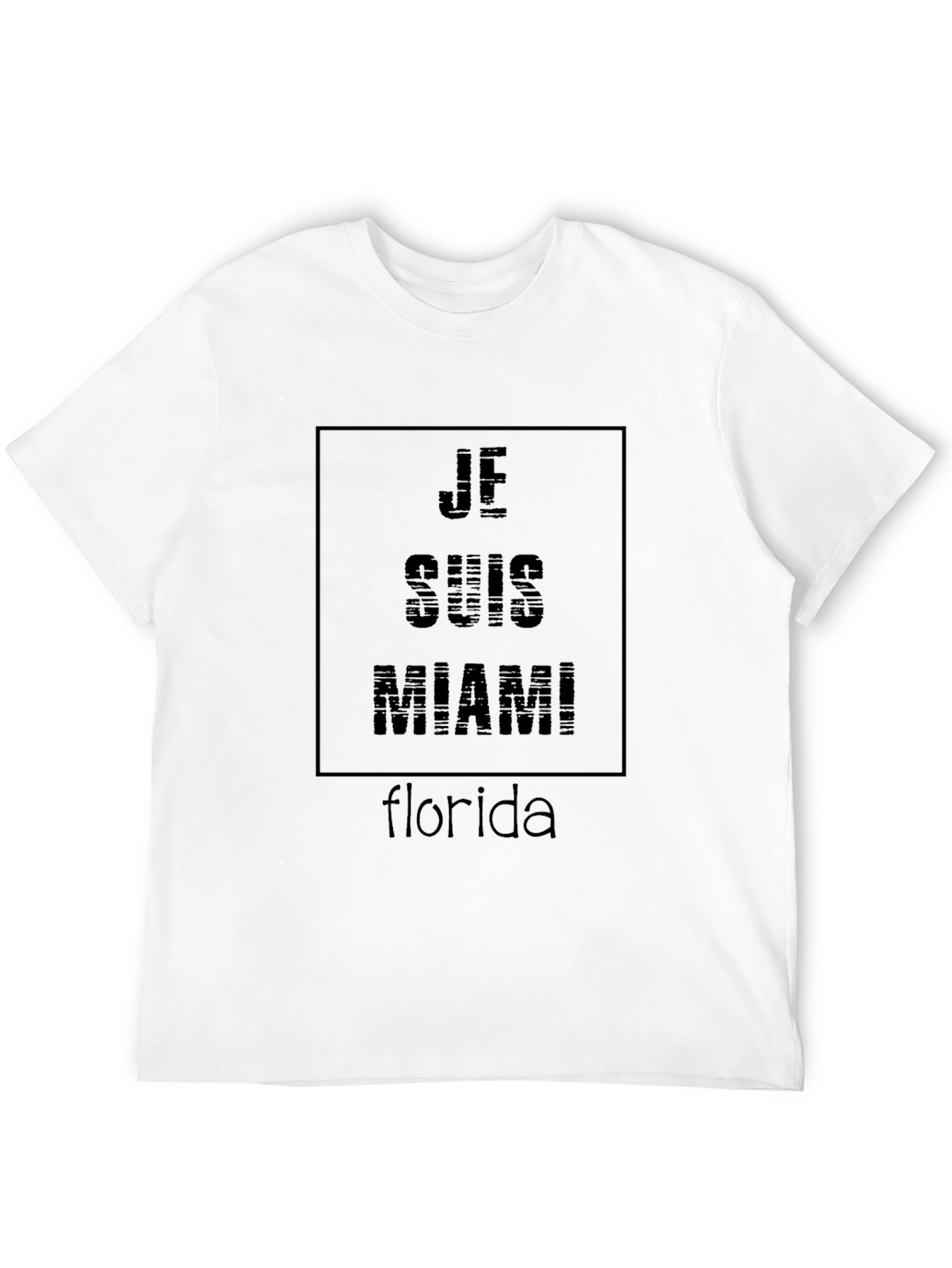 Je Suis Miami Black T-Shirt