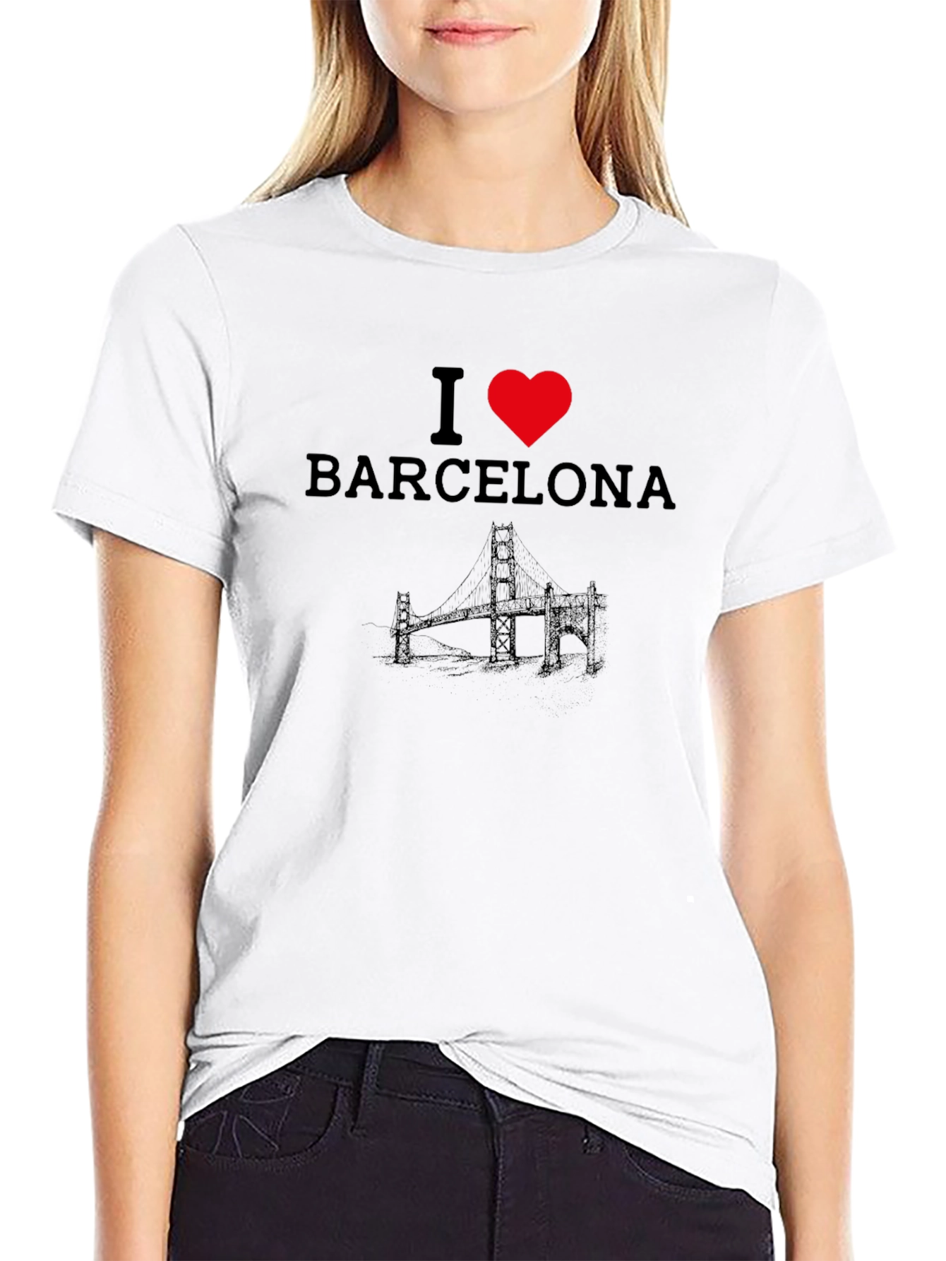 I Love Barcelona Graphic T-Shirt