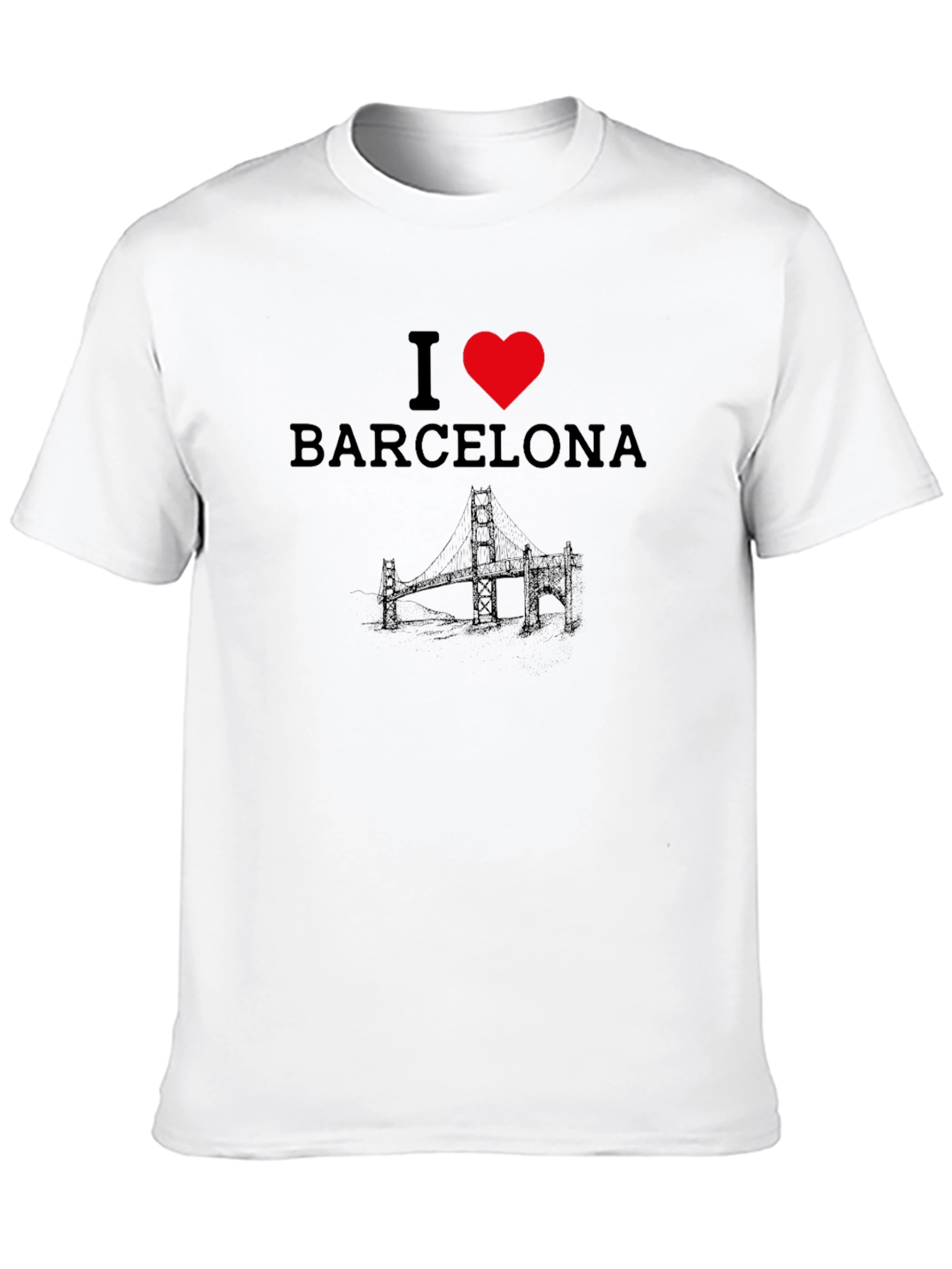 I Love Barcelona Graphic T-Shirt