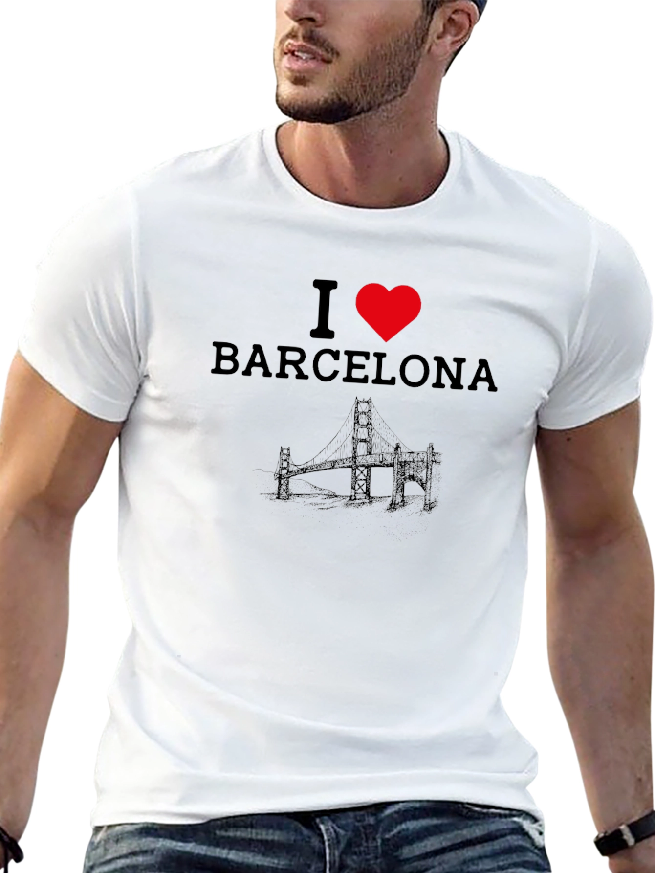 I Love Barcelona Graphic T-Shirt