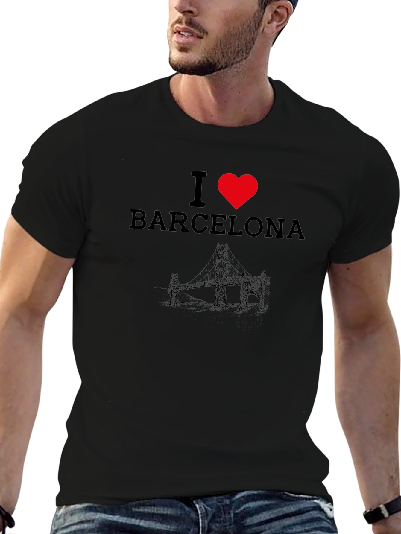 I Love Barcelona Graphic T-Shirt