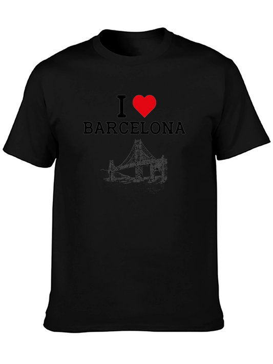 I Love Barcelona Graphic T-Shirt