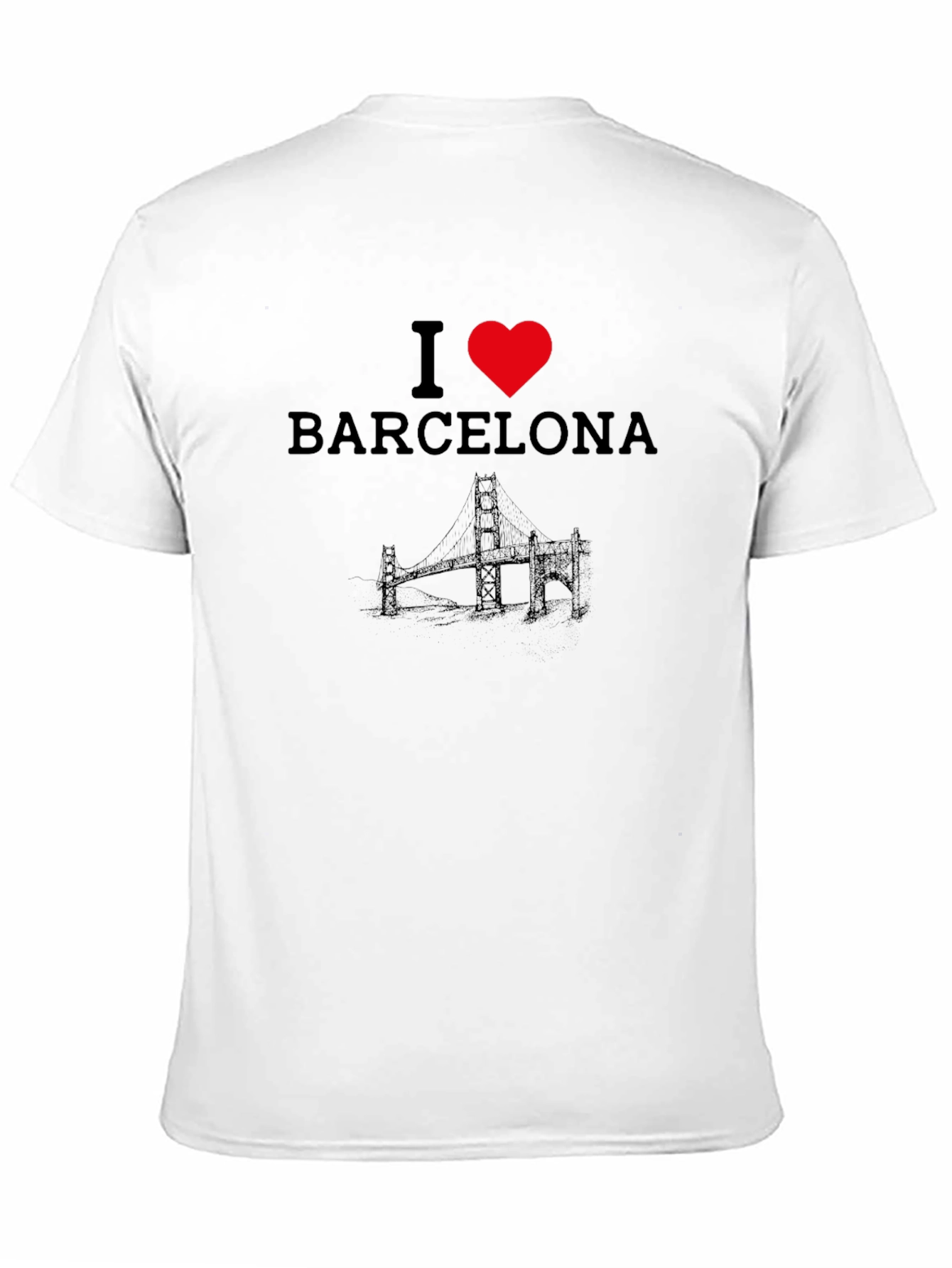 I Love Barcelona Graphic T-Shirt