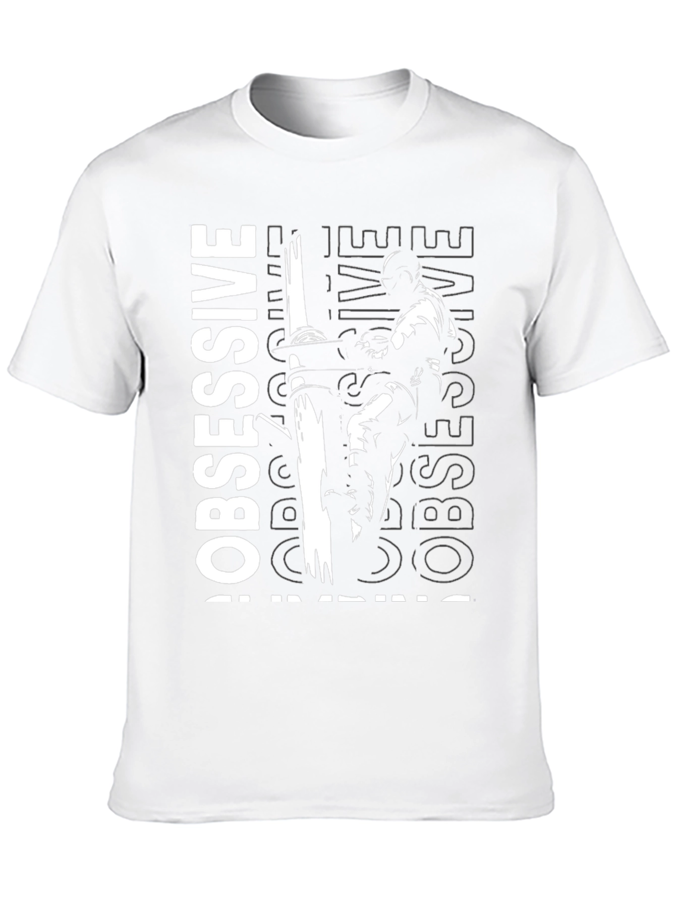 Obsessive Training Black Graphic Tee