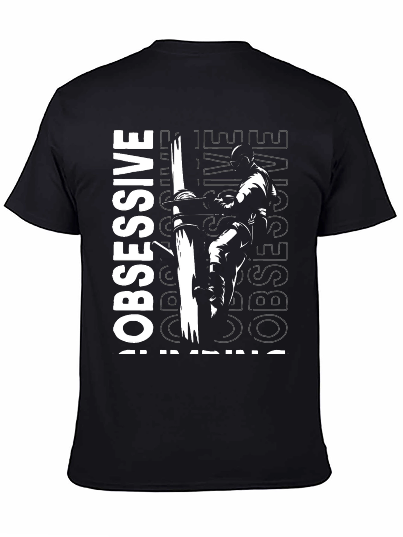 Obsessive Training Black Graphic Tee