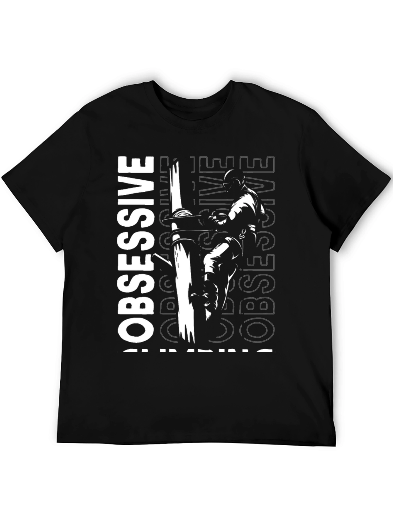 Obsessive Training Black Graphic Tee