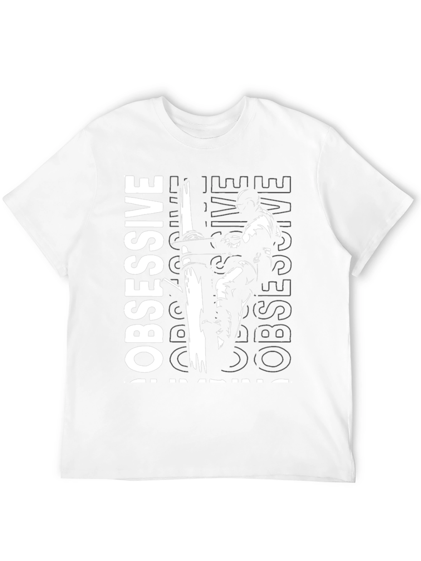 Obsessive Training Black Graphic Tee