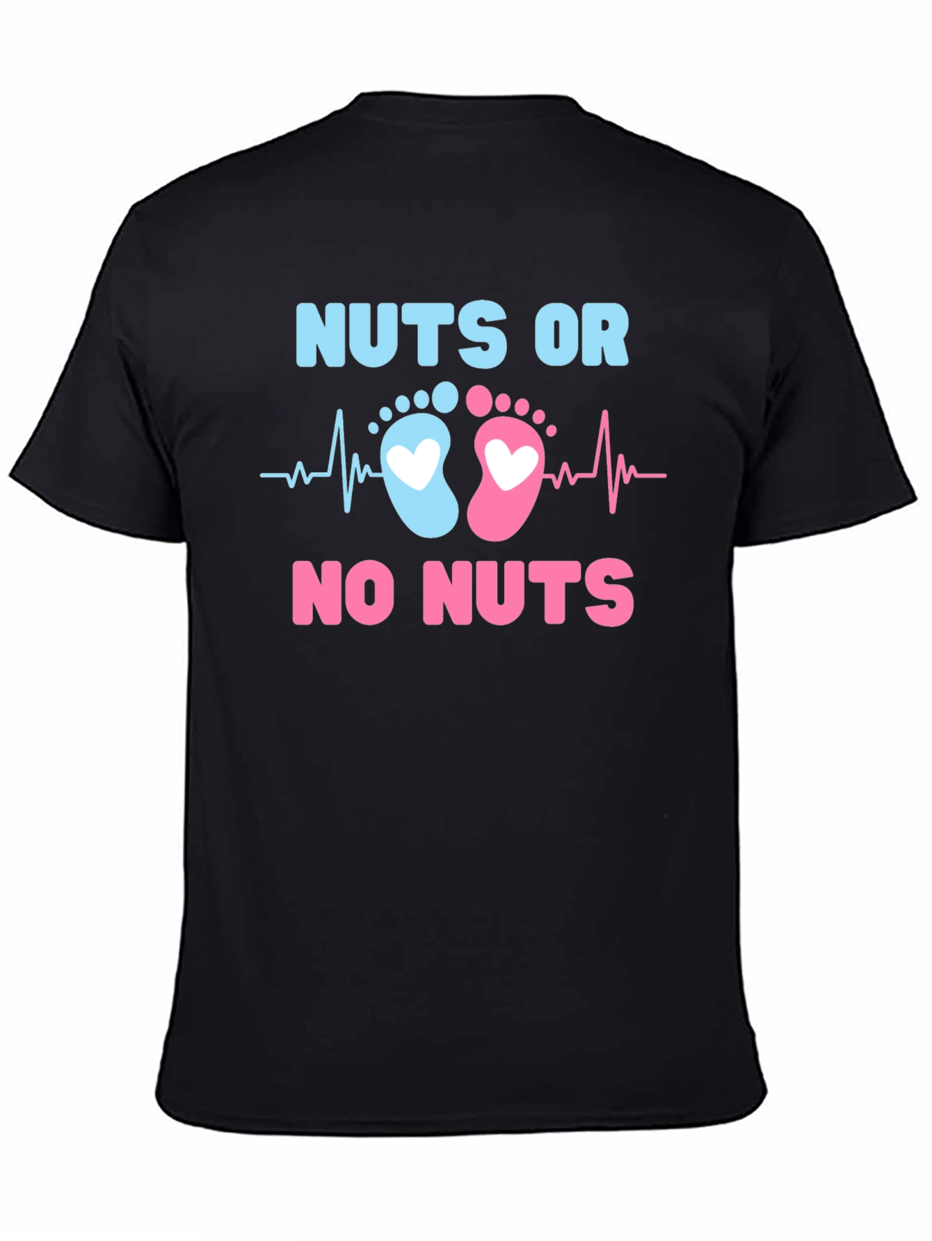 Nuts or No Nuts Gender Reveal T-Shirt