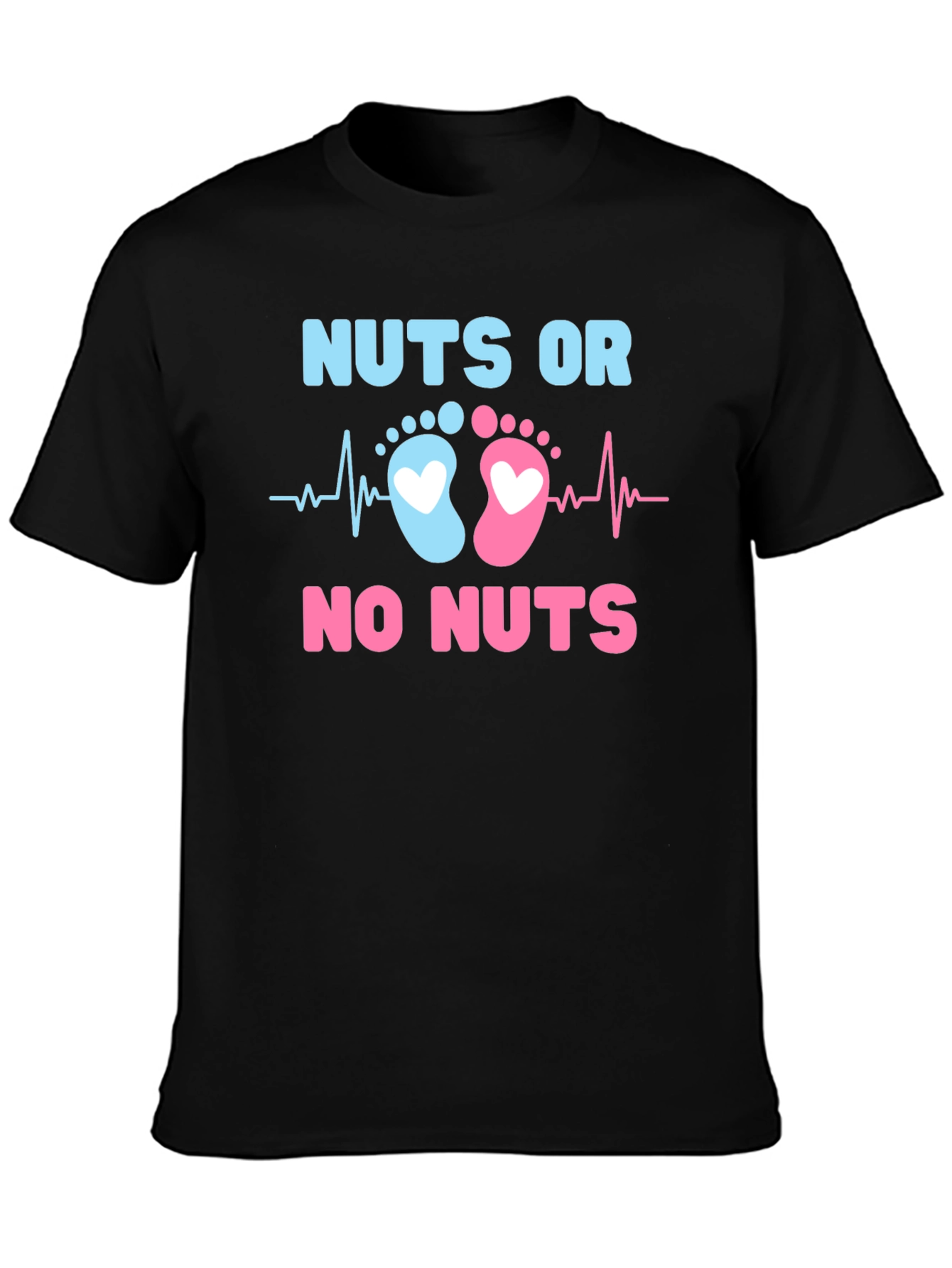Nuts or No Nuts Gender Reveal T-Shirt