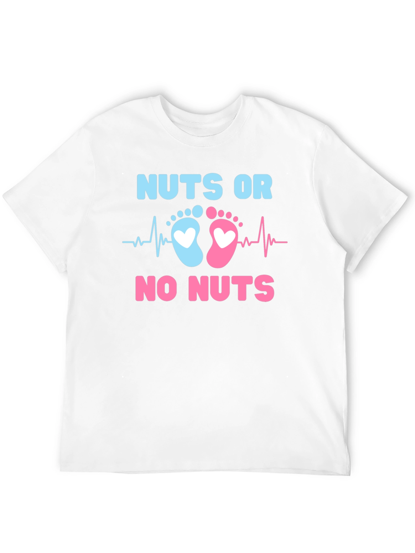 Nuts or No Nuts Gender Reveal T-Shirt