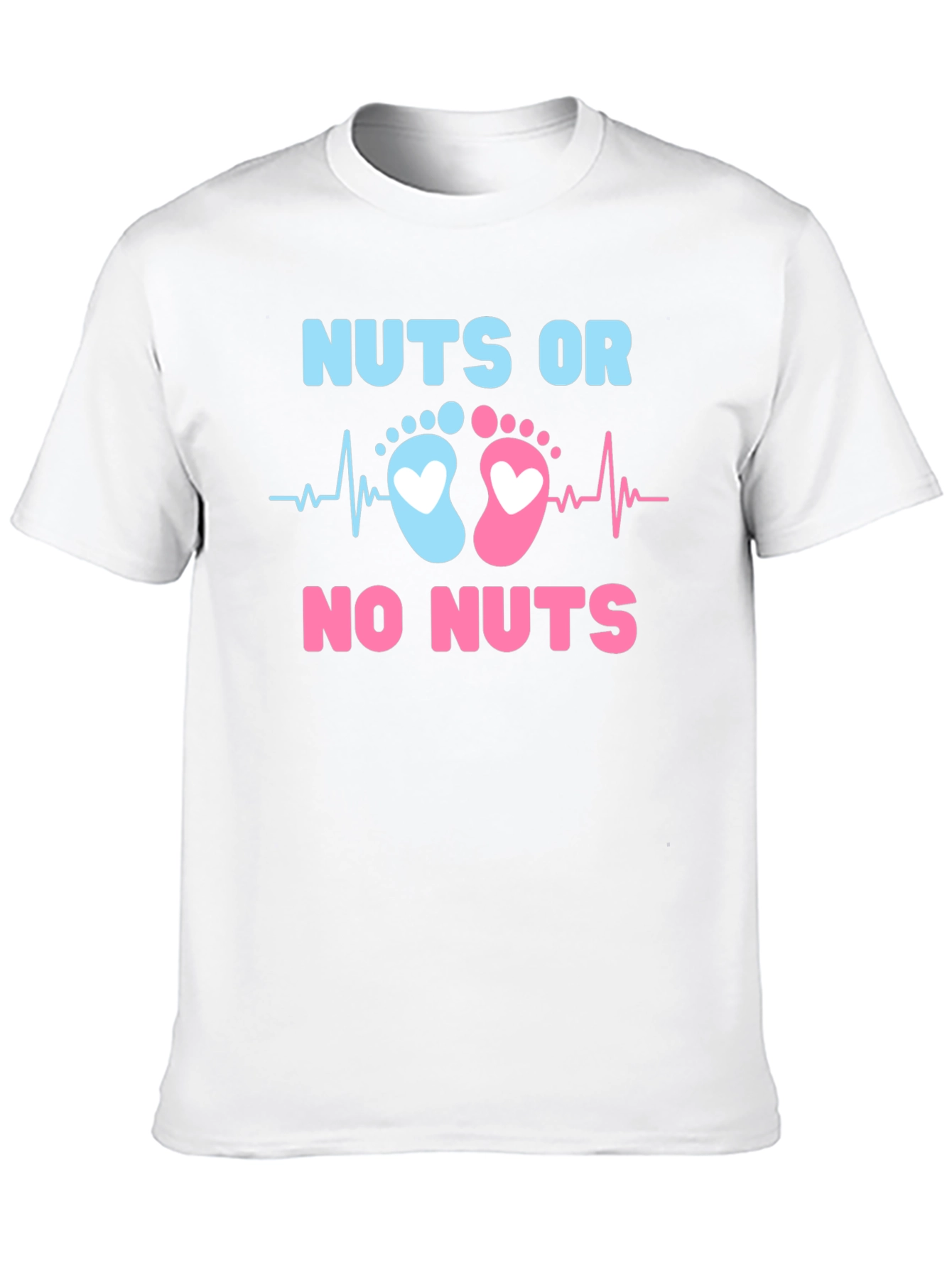 Nuts or No Nuts Gender Reveal T-Shirt