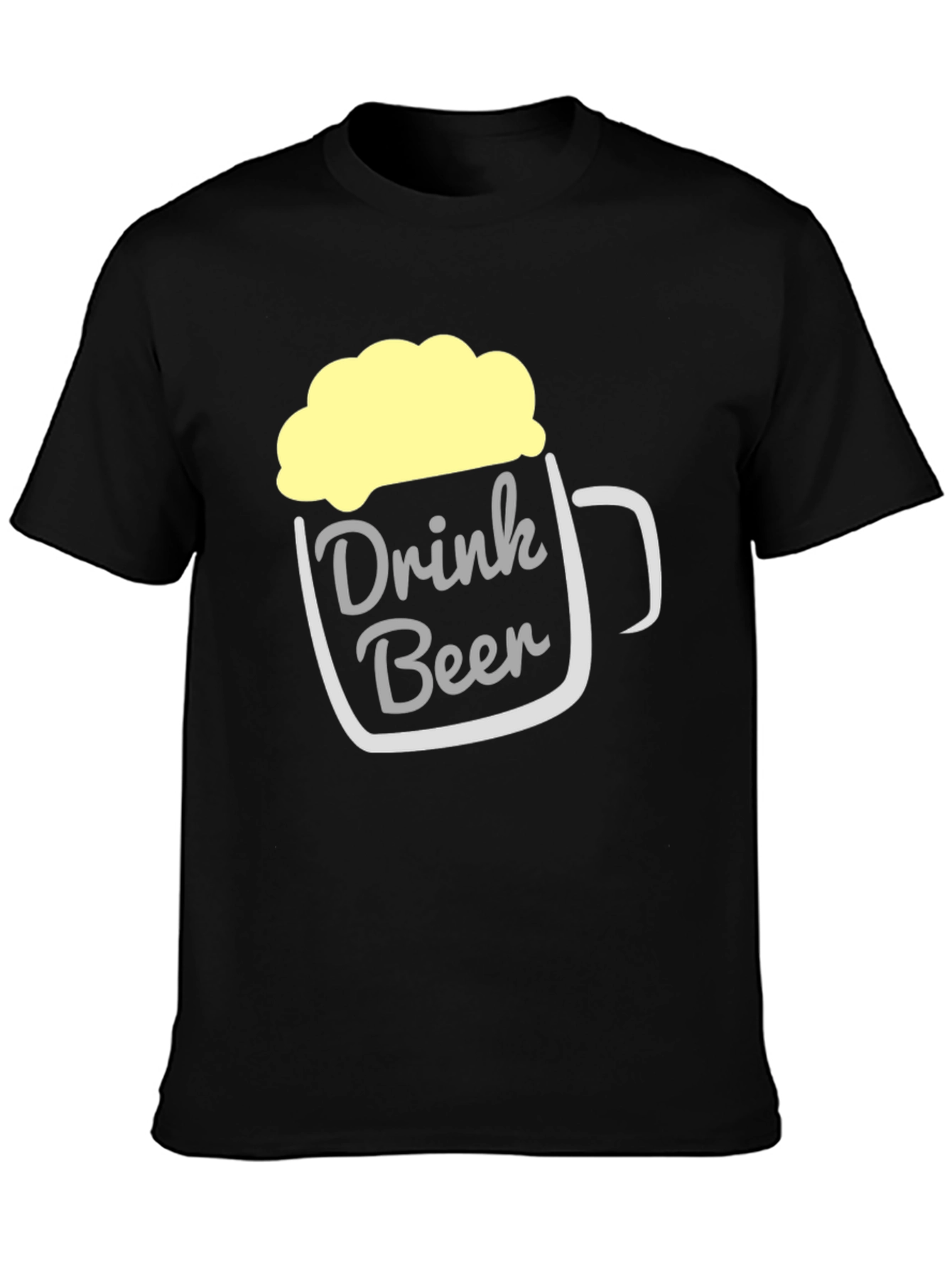 Drink Beer T-Shirt - Funny Beer Mug Design