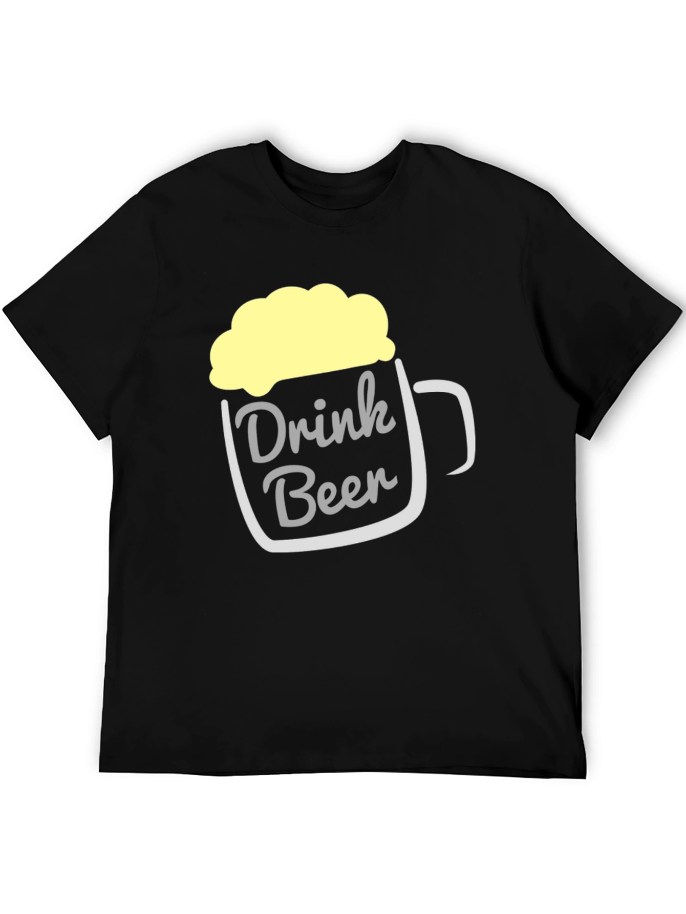 Drink Beer T-Shirt - Funny Beer Mug Design