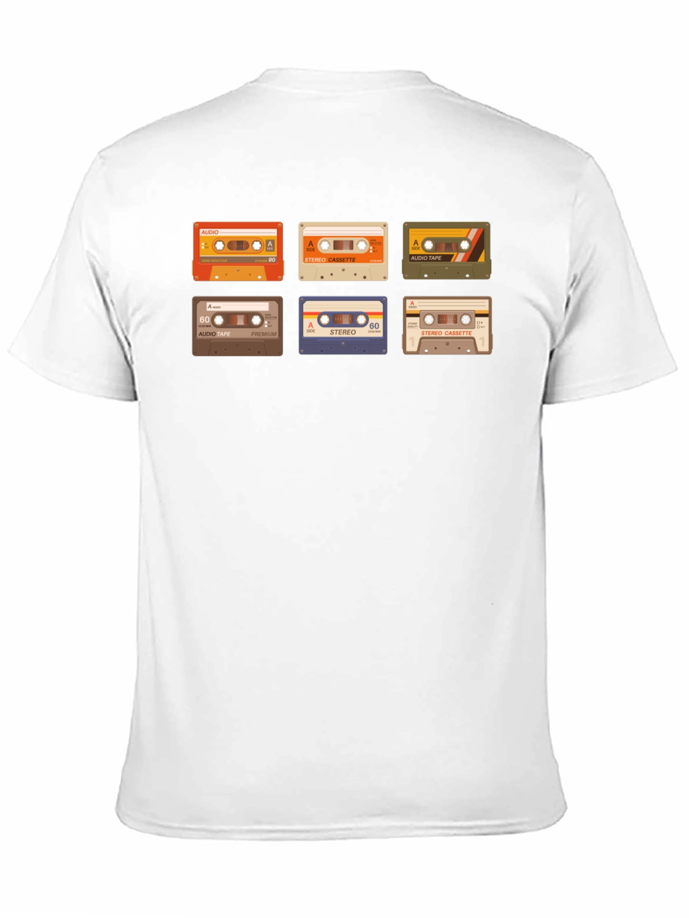 Retro Cassette Tape Graphic T-Shirt