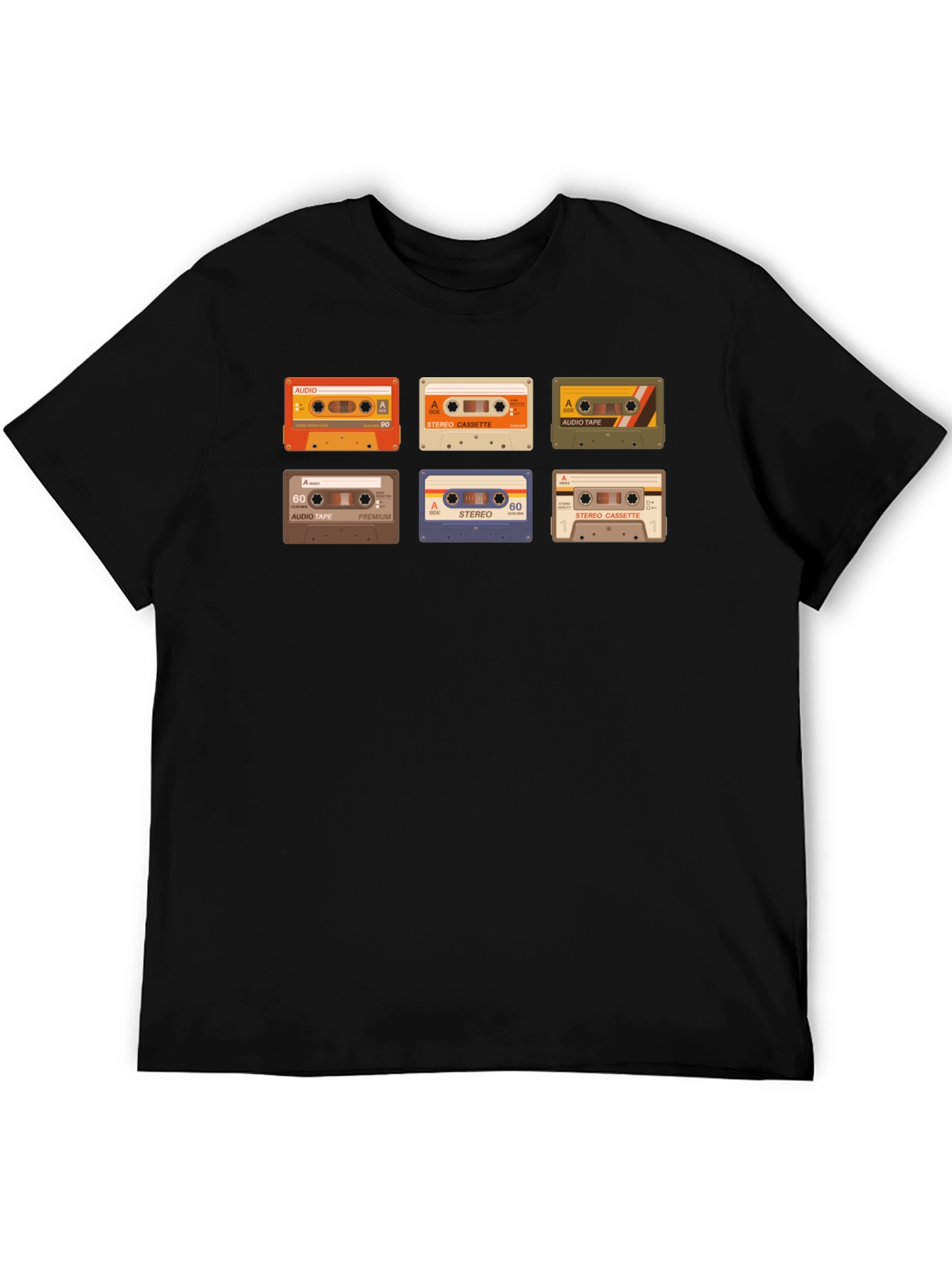 Retro Cassette Tape Graphic T-Shirt