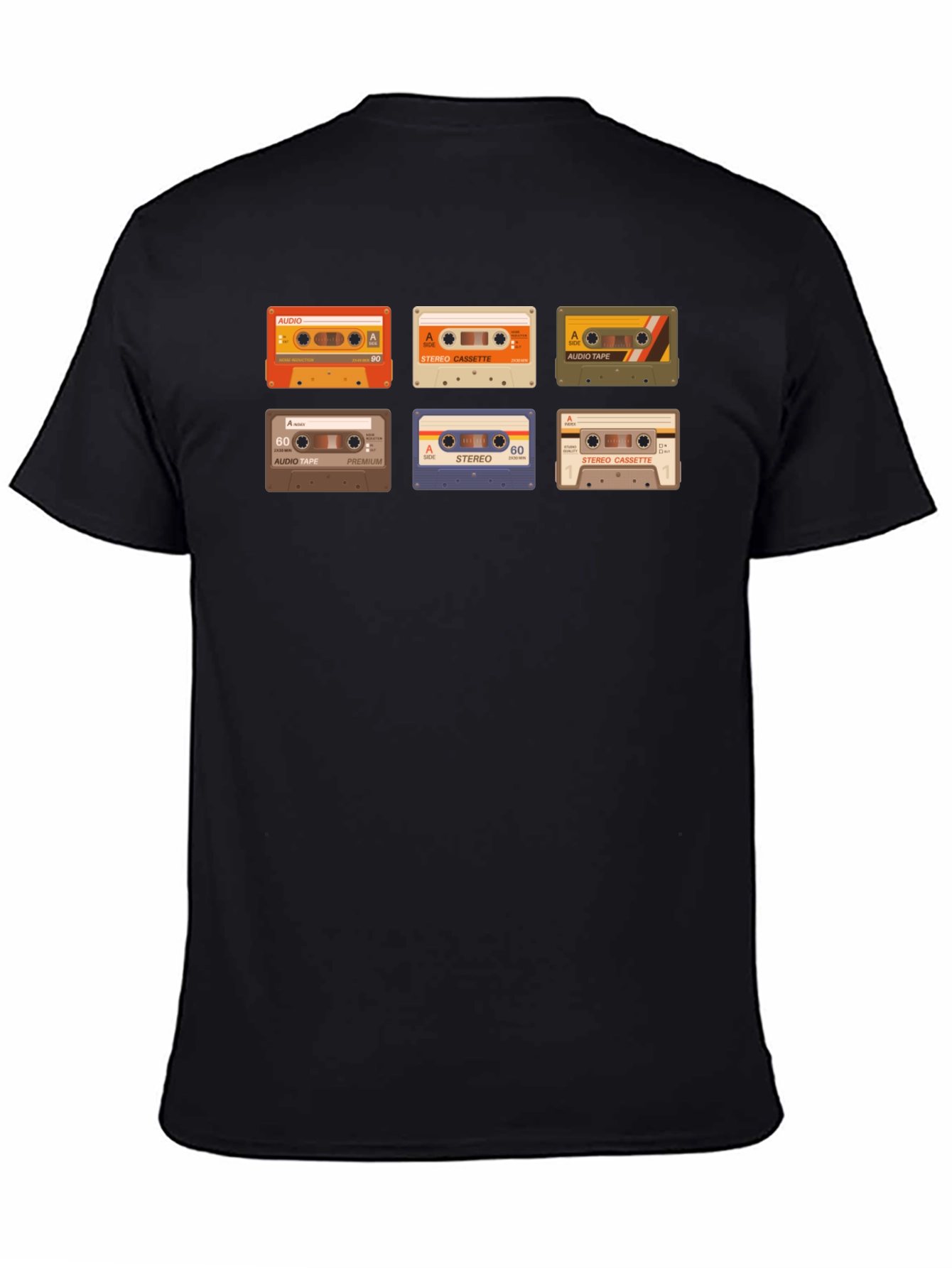 Retro Cassette Tape Graphic T-Shirt