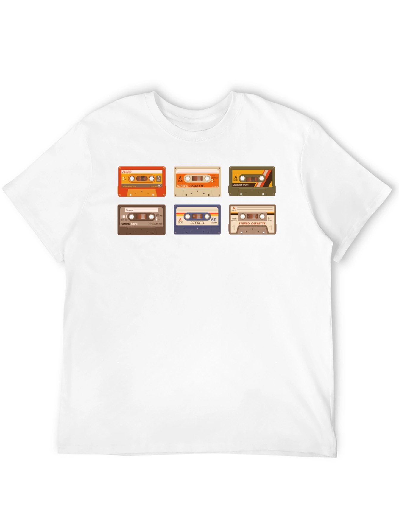 Retro Cassette Tape Graphic T-Shirt