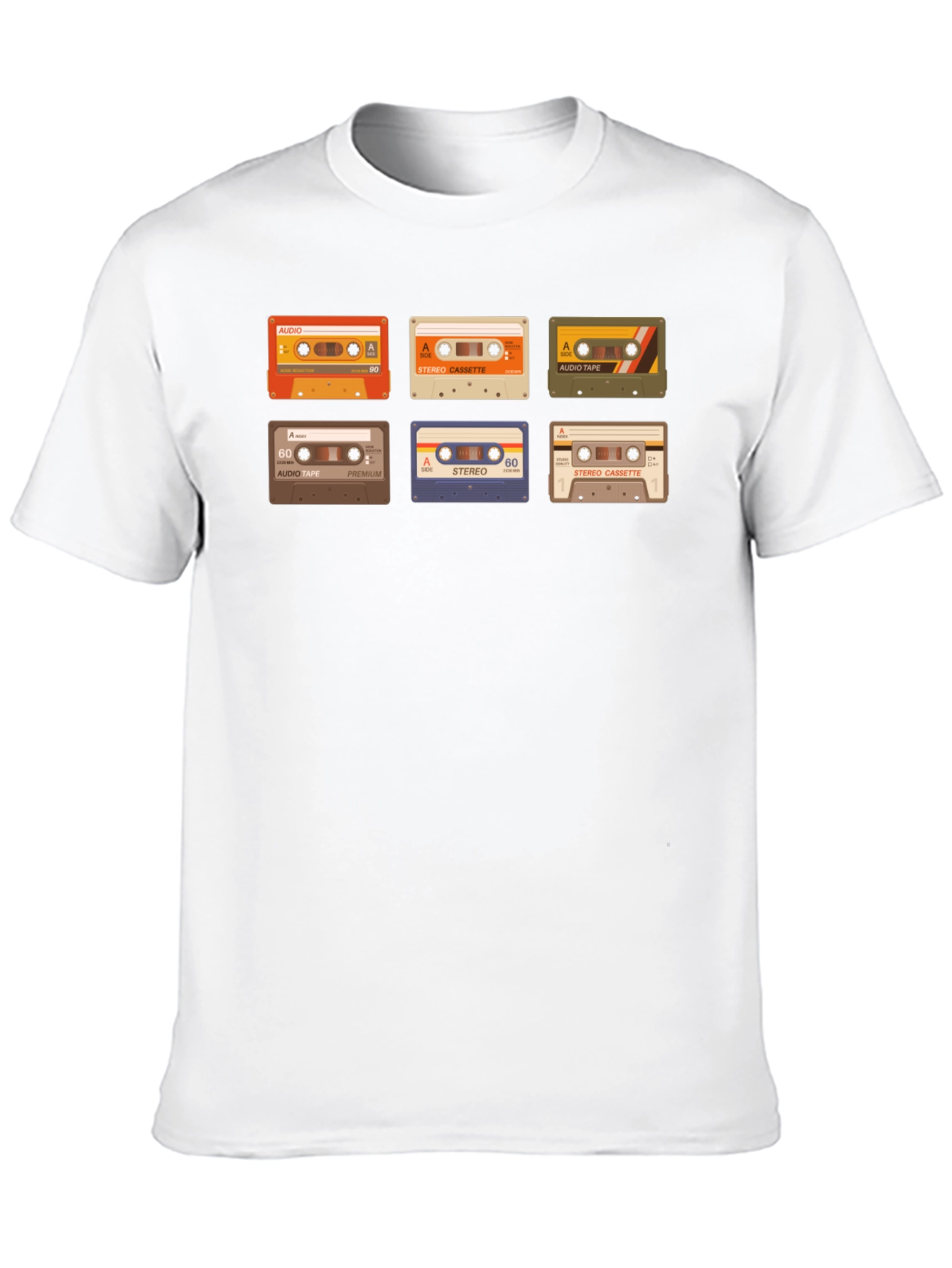 Retro Cassette Tape Graphic T-Shirt