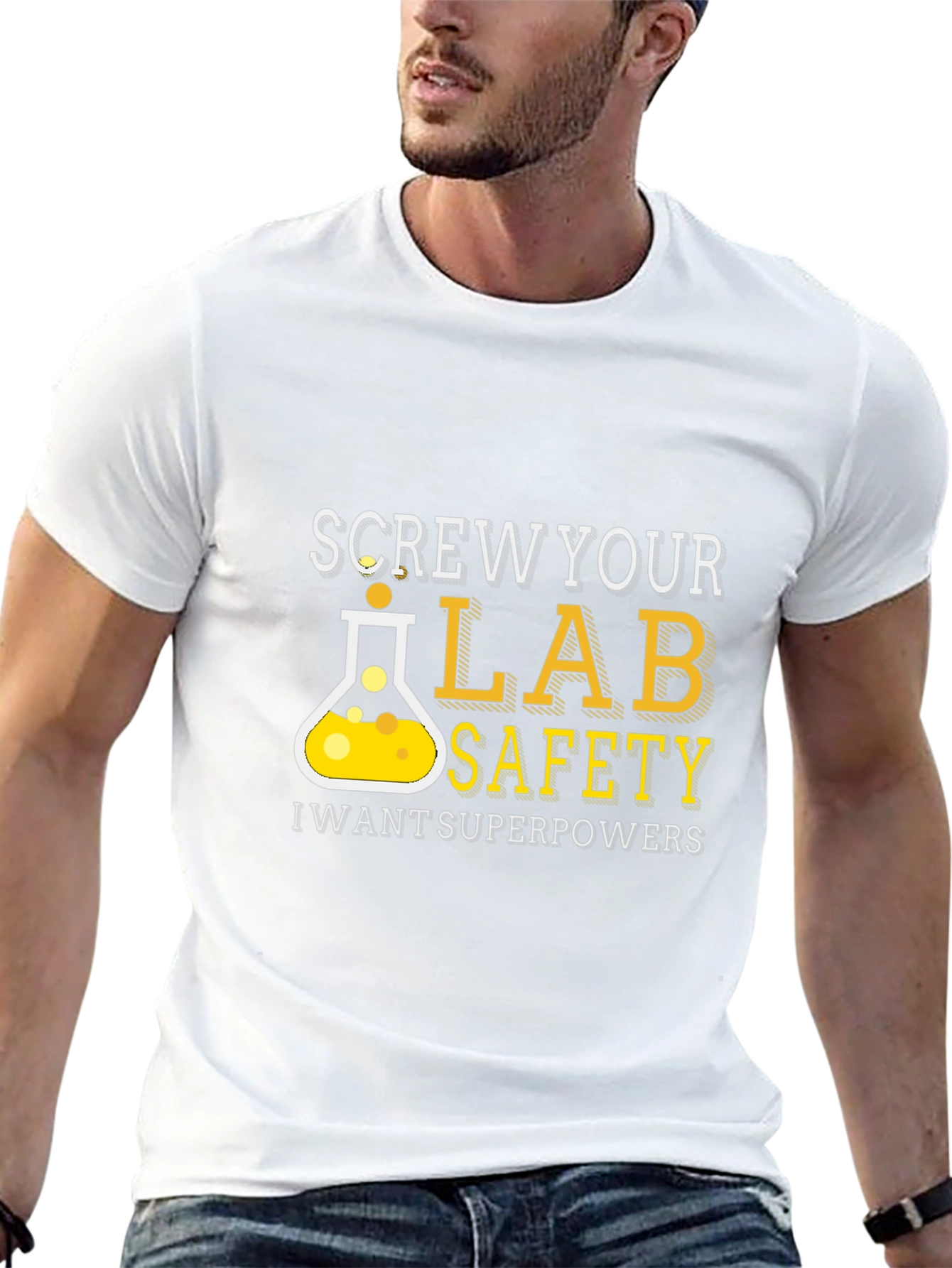 Screw Your Lab Safety T-Shirt - Superpowers Wanted!