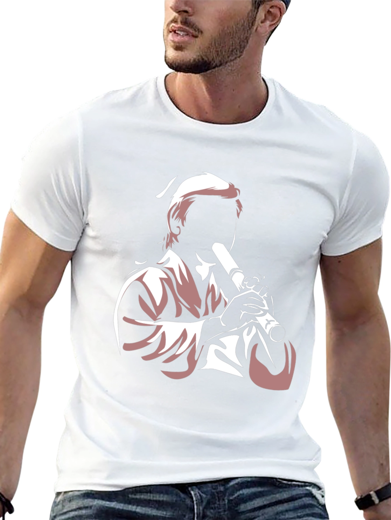 Musician Silhouette Graphic Tee
