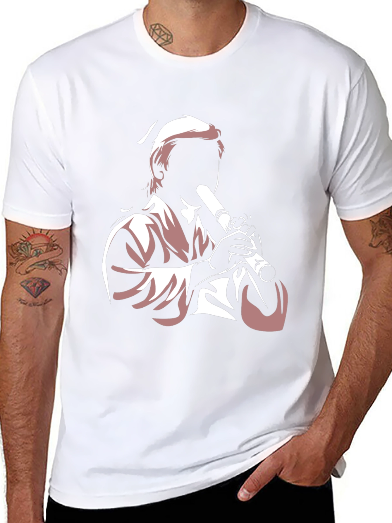 Musician Silhouette Graphic Tee