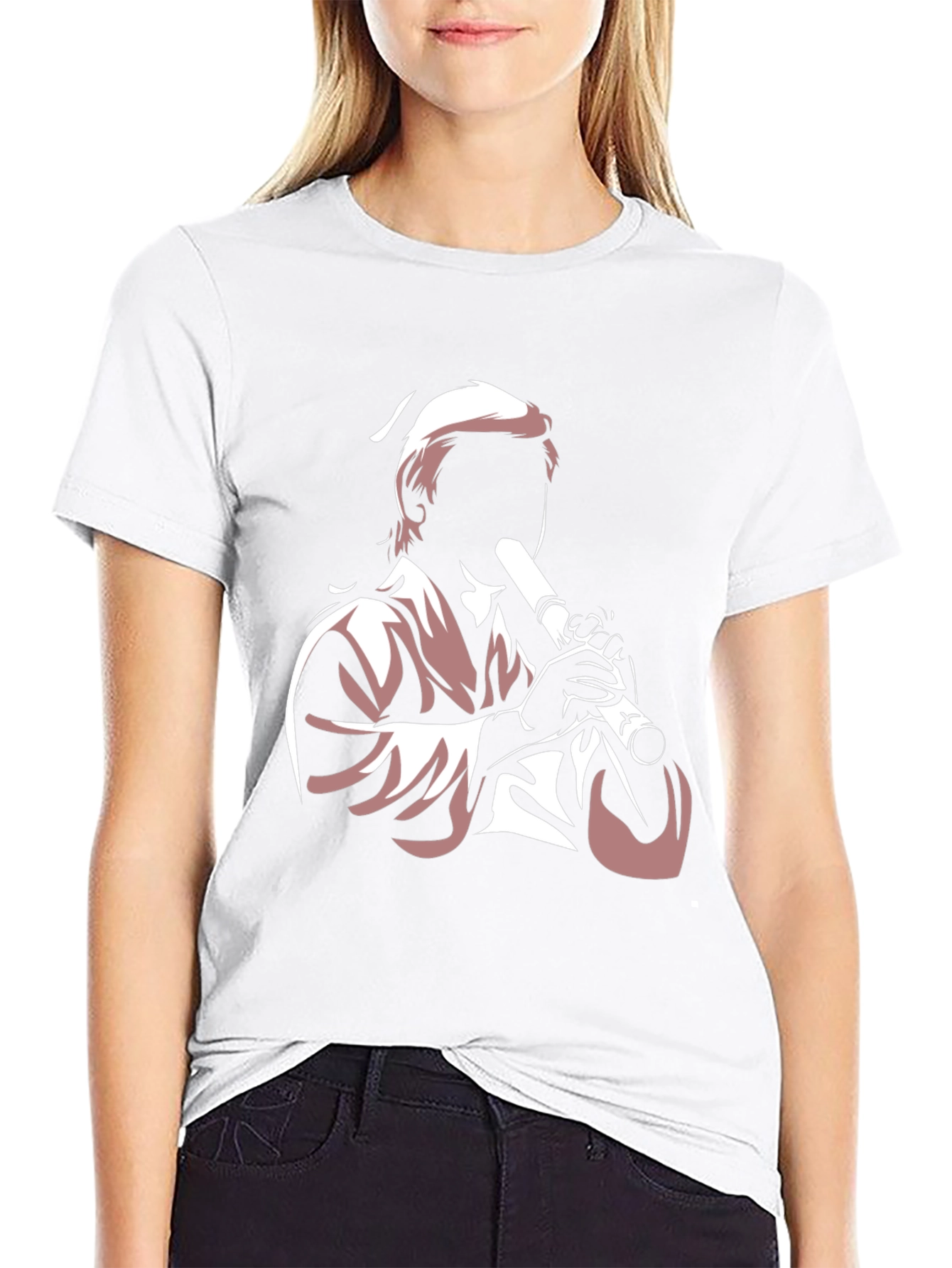 Musician Silhouette Graphic Tee