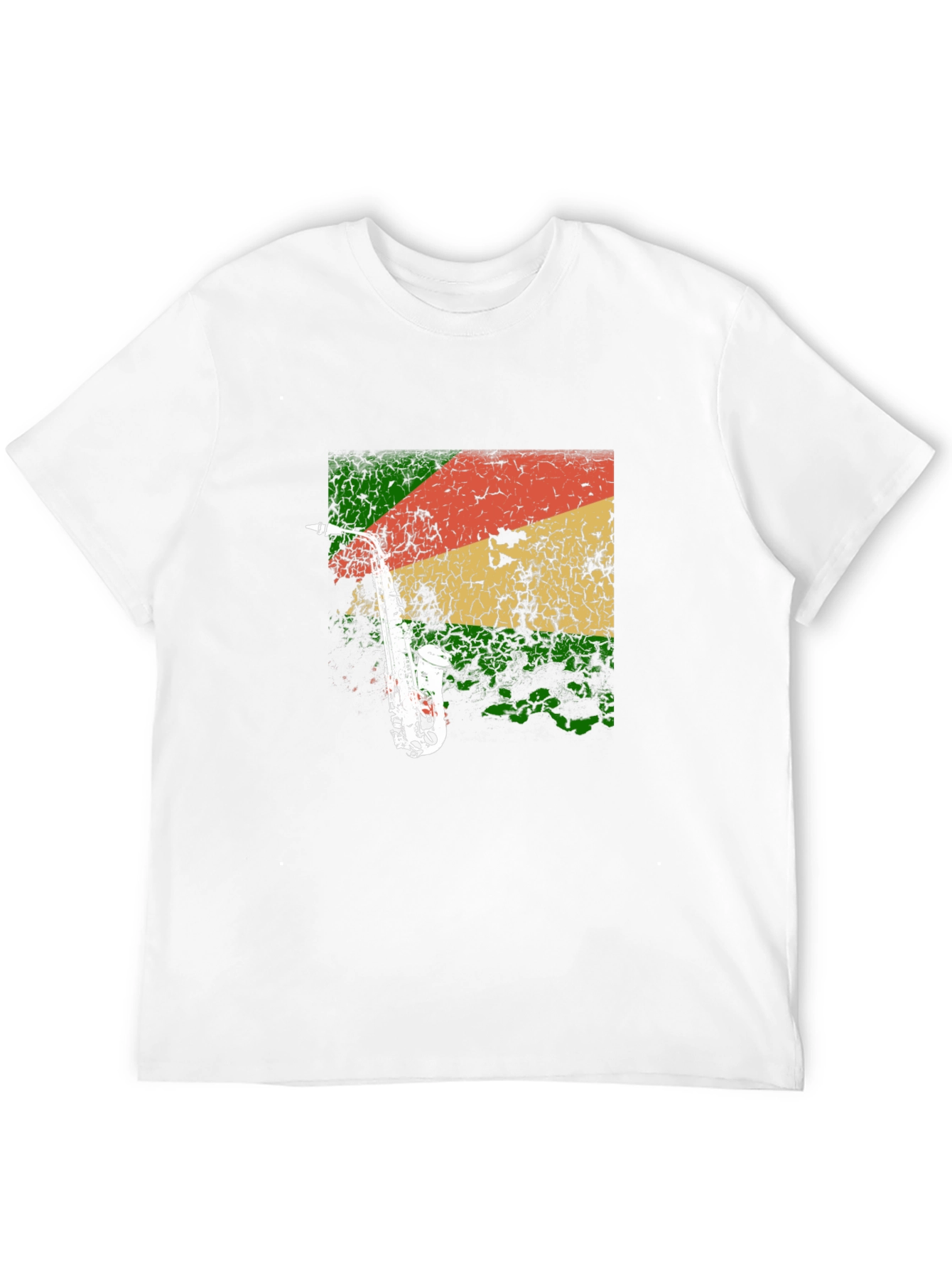 Saxophone Reggae T-Shirt - Cool Music Tee