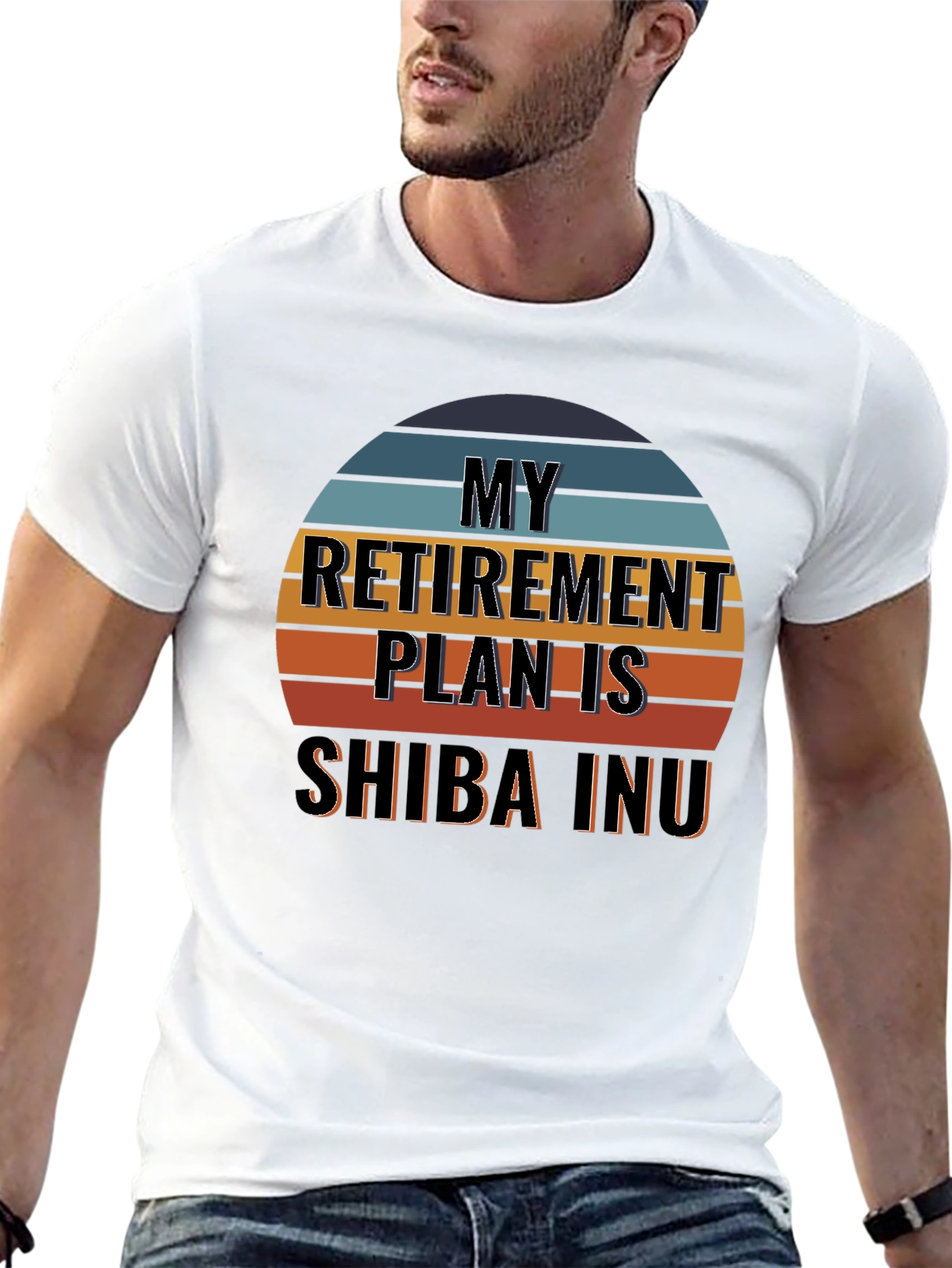 My Retirement Plan Is Shiba Inu Retro T-Shirt