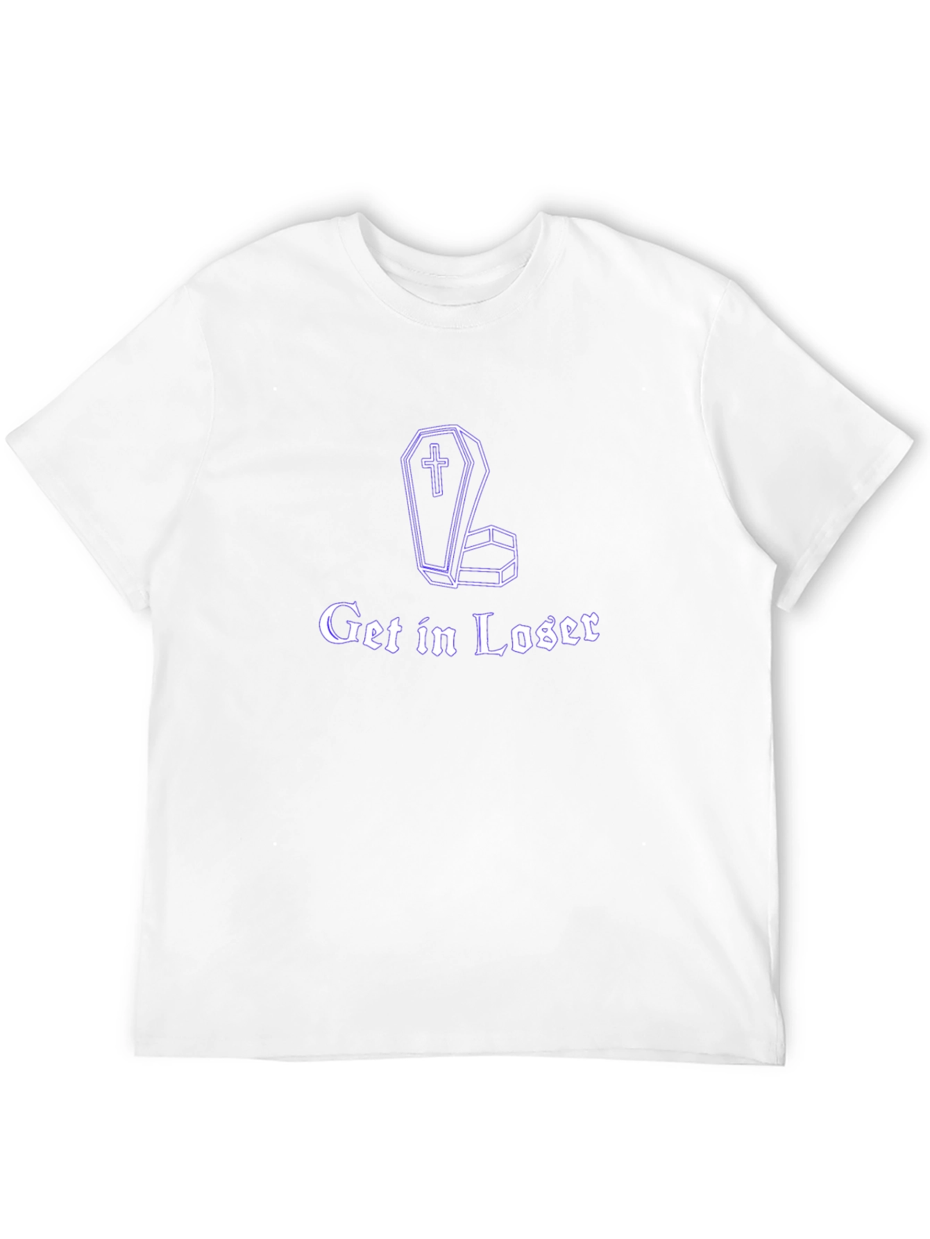 Get In Loser Coffin T-Shirt - Goth Humor