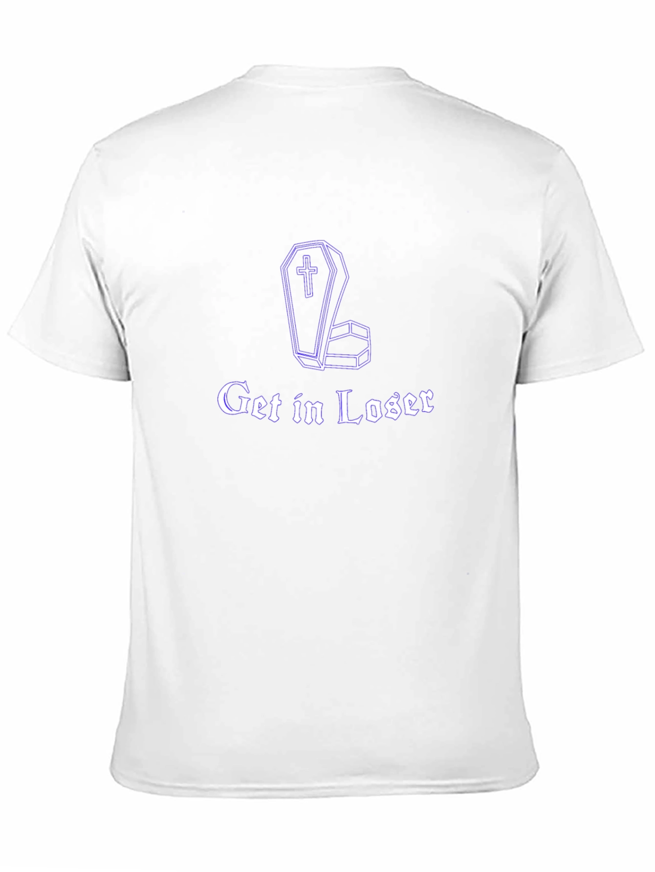 Get In Loser Coffin T-Shirt - Goth Humor