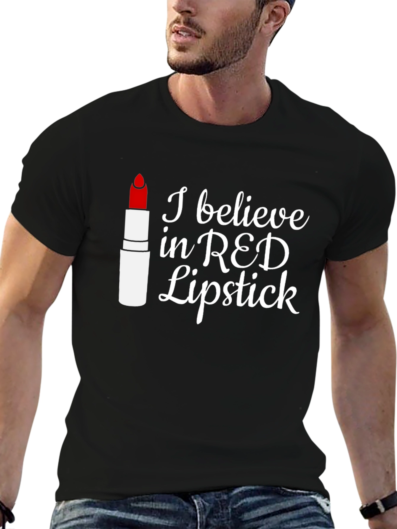 Red Lipstick Believer T-Shirt