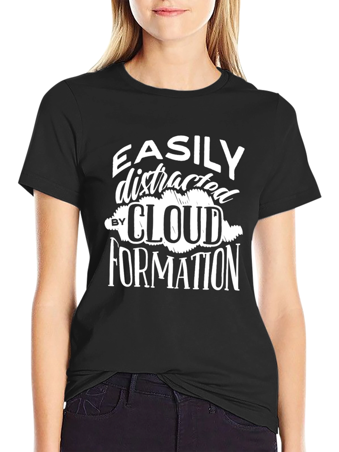 Cloud Formation T-Shirt - Easily Distracted Tee