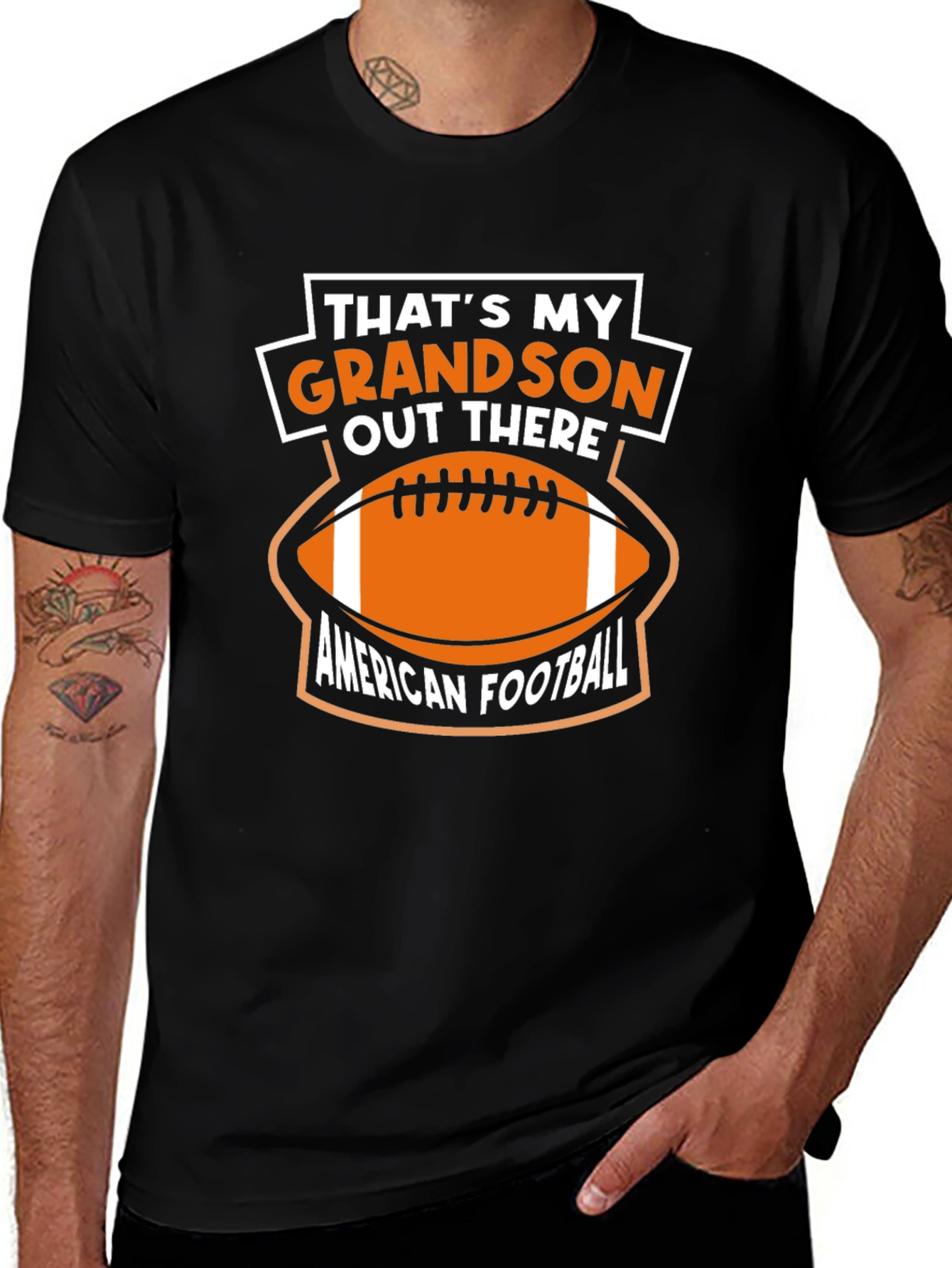 Thats My Grandson Football T-Shirt