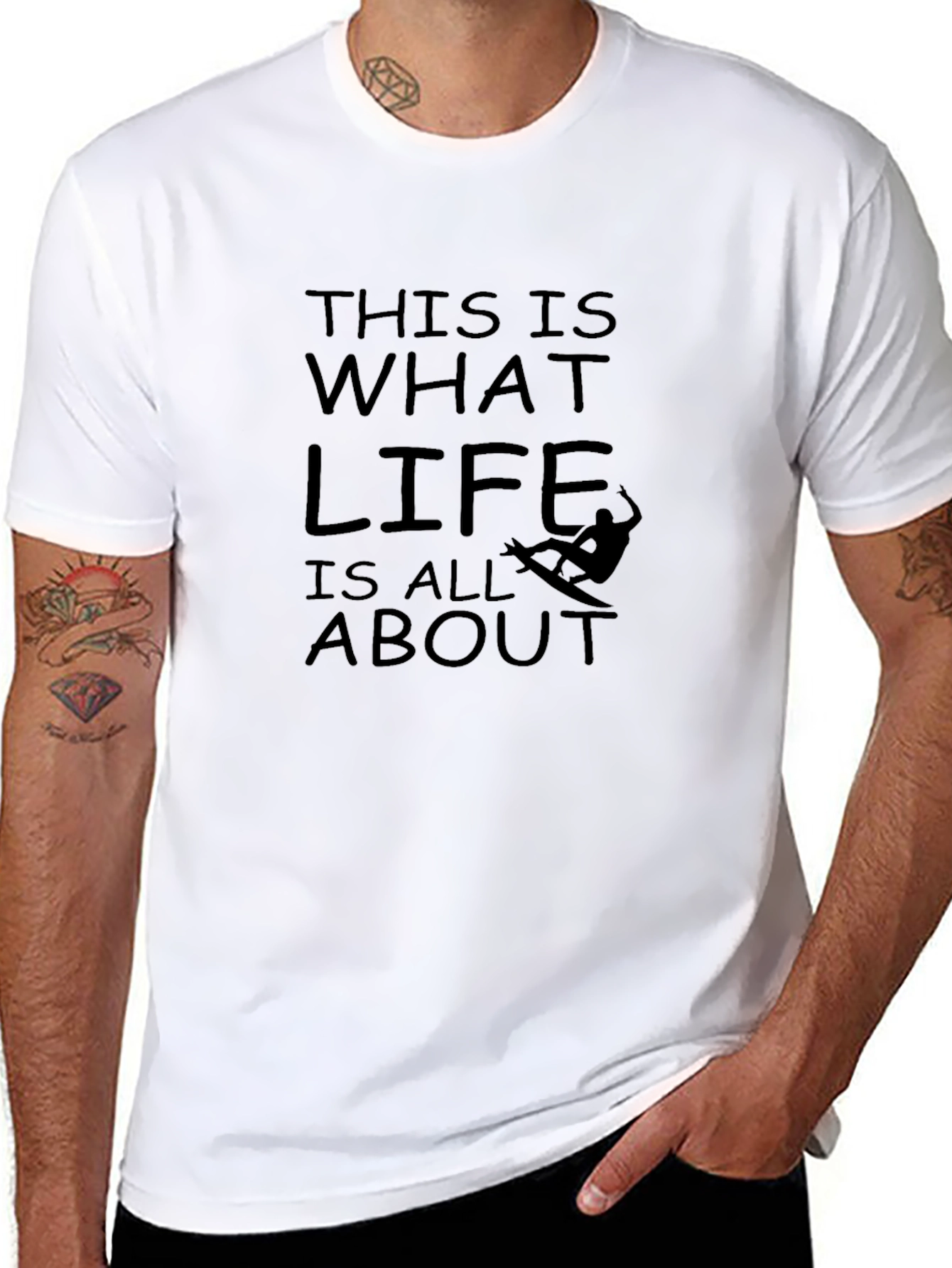 Life is All About T-Shirt | Surfing Tee