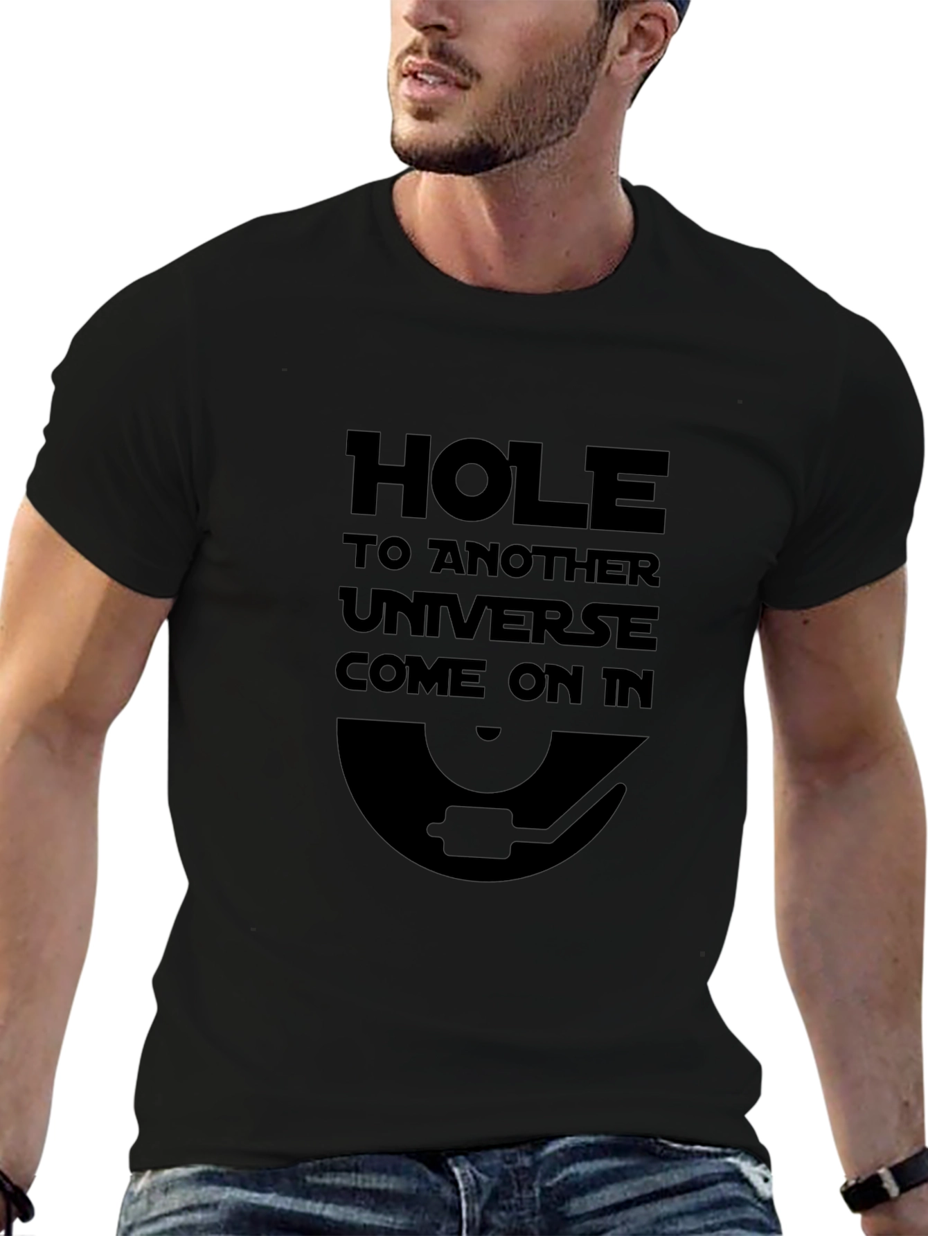 Hole To Another Universe Graphic T-Shirt