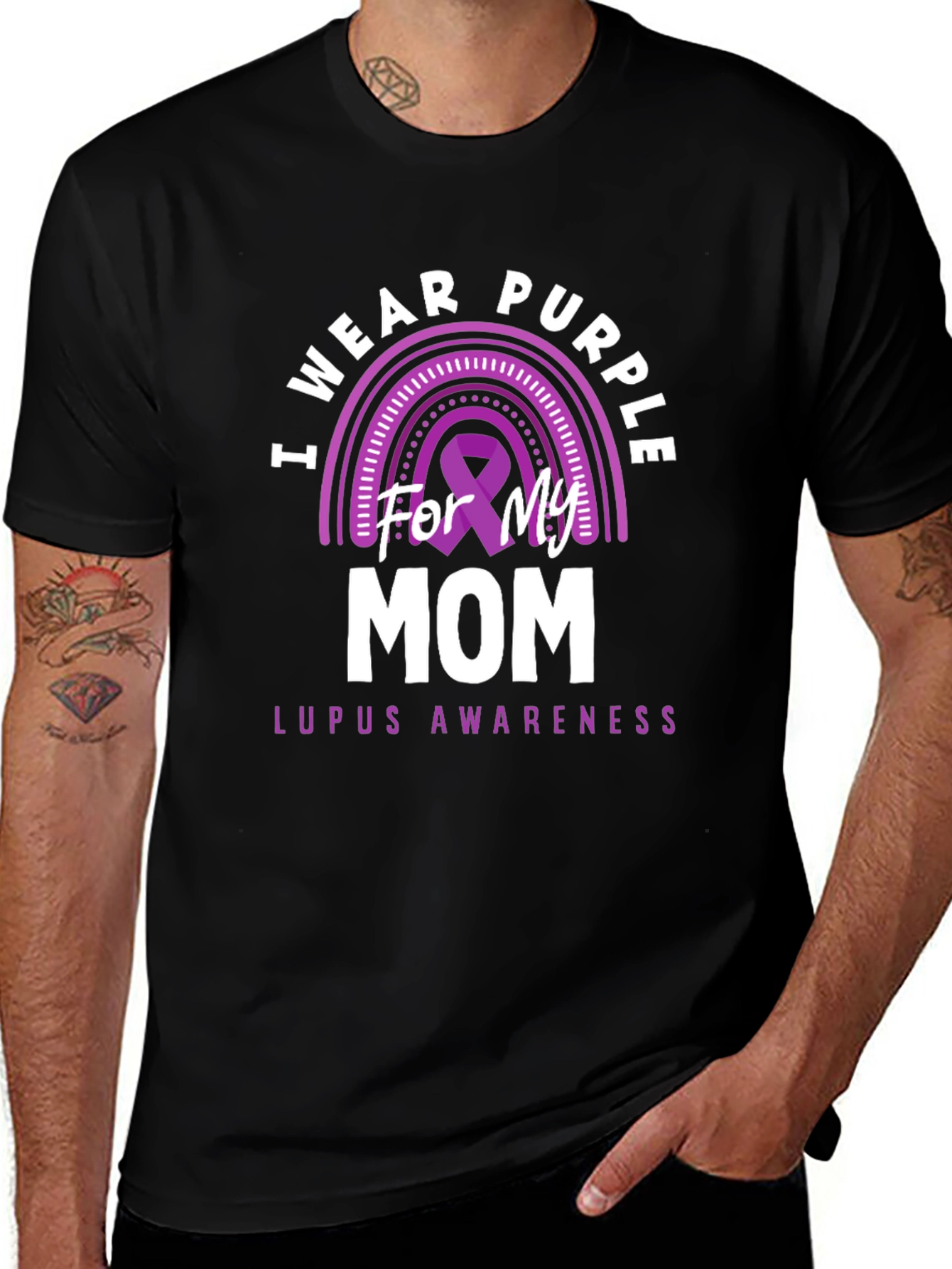 Purple Lupus Awareness T-Shirt - For My Mom