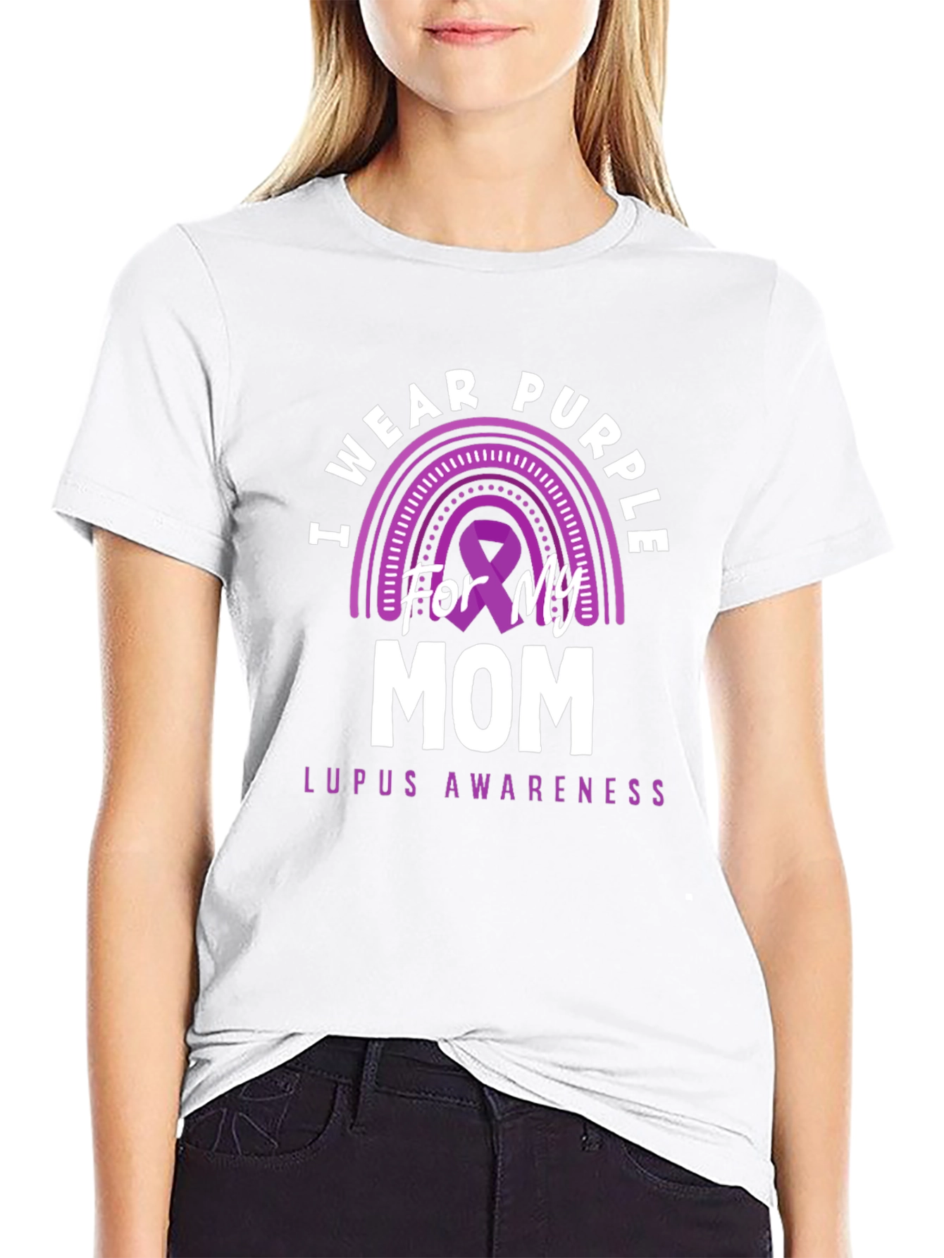 Purple Lupus Awareness T-Shirt - For My Mom