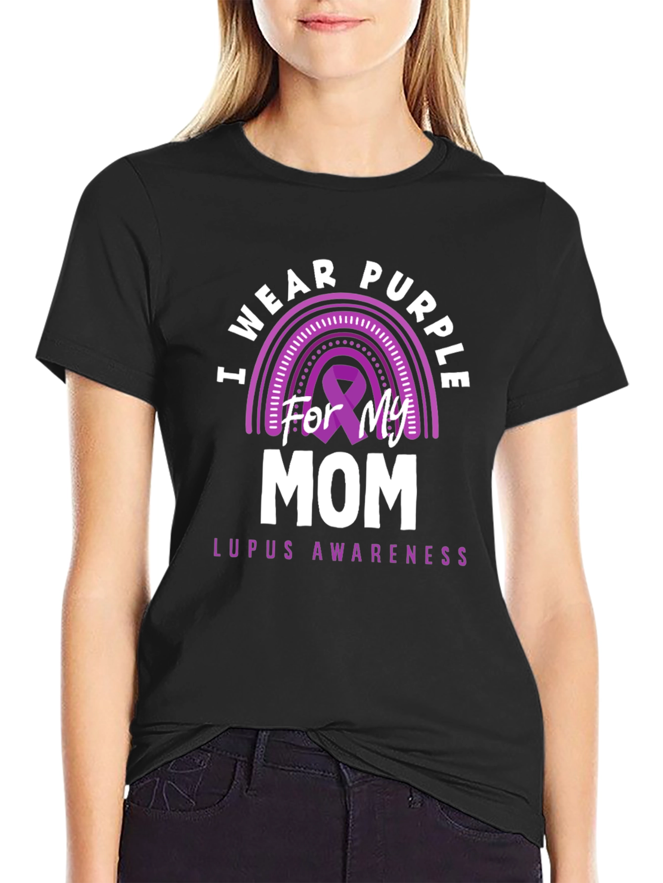 Purple Lupus Awareness T-Shirt - For My Mom