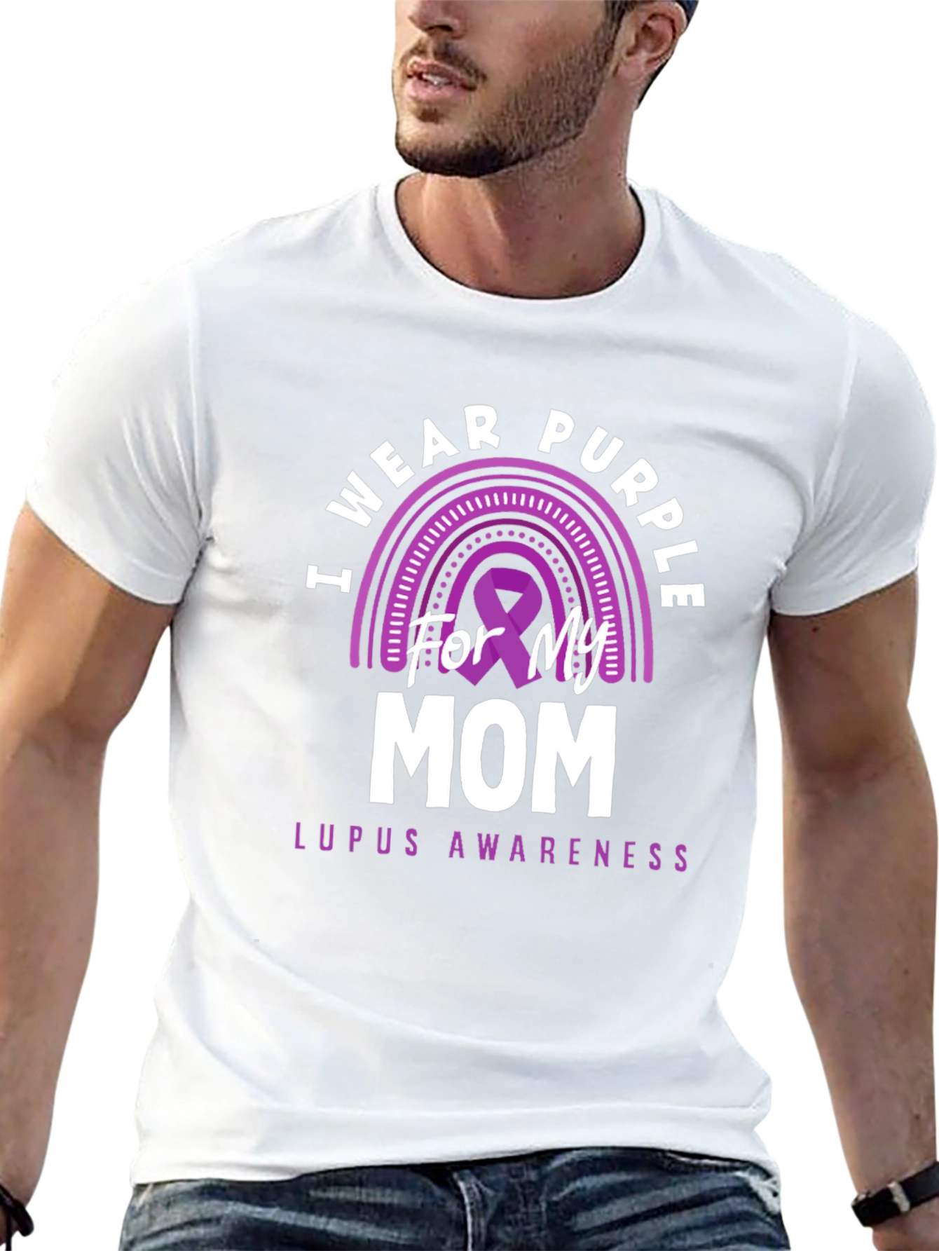 Purple Lupus Awareness T-Shirt - For My Mom