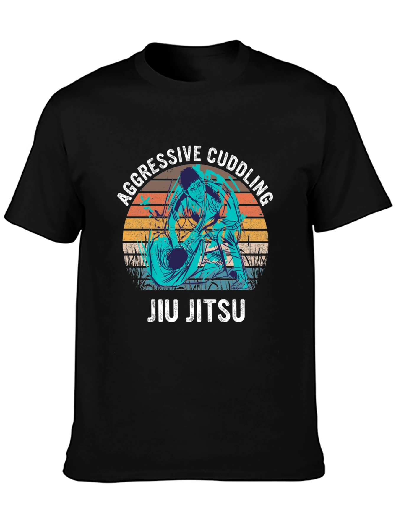 Aggressive Cuddling Jiu Jitsu T-Shirt