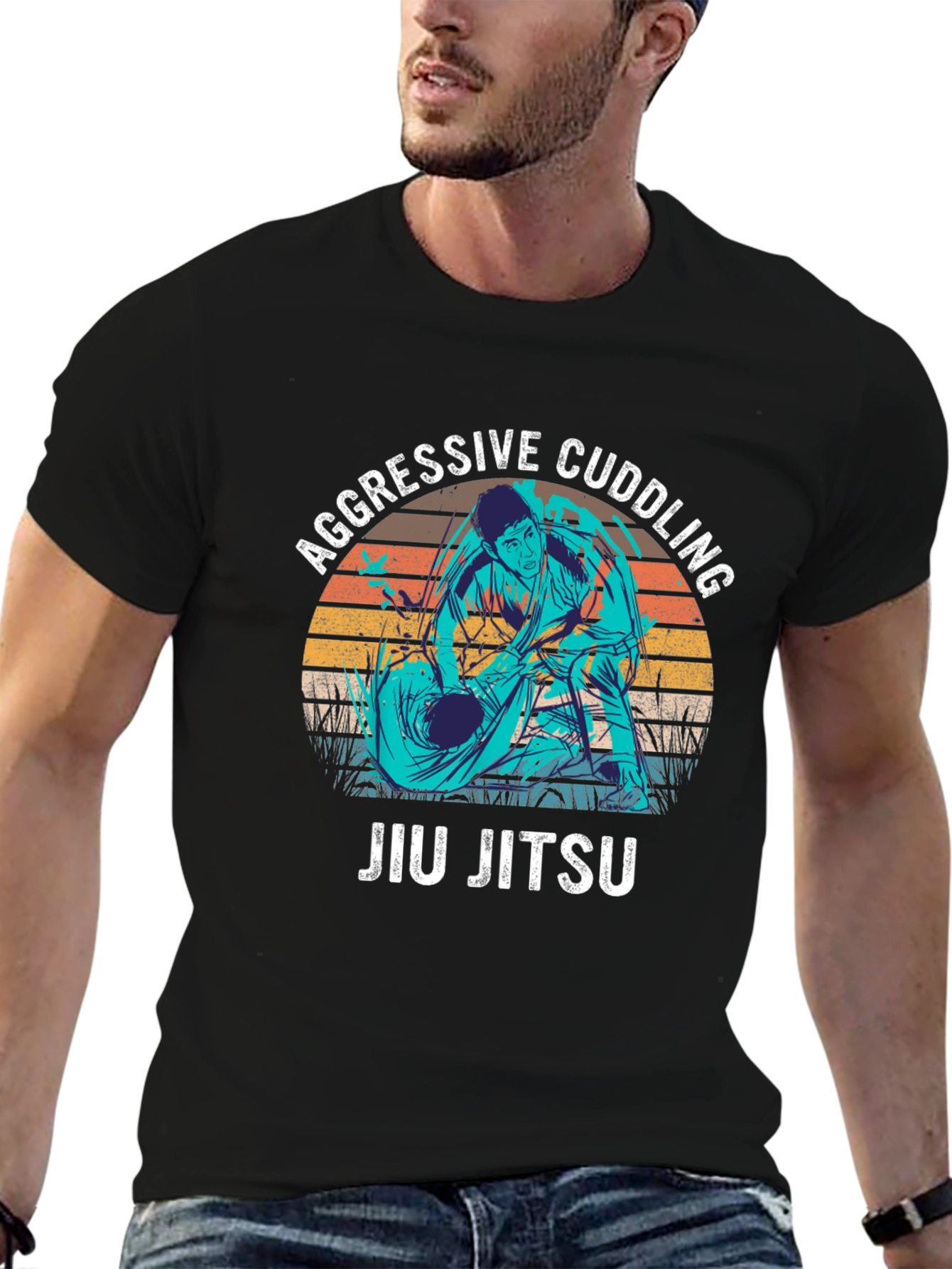 Aggressive Cuddling Jiu Jitsu T-Shirt