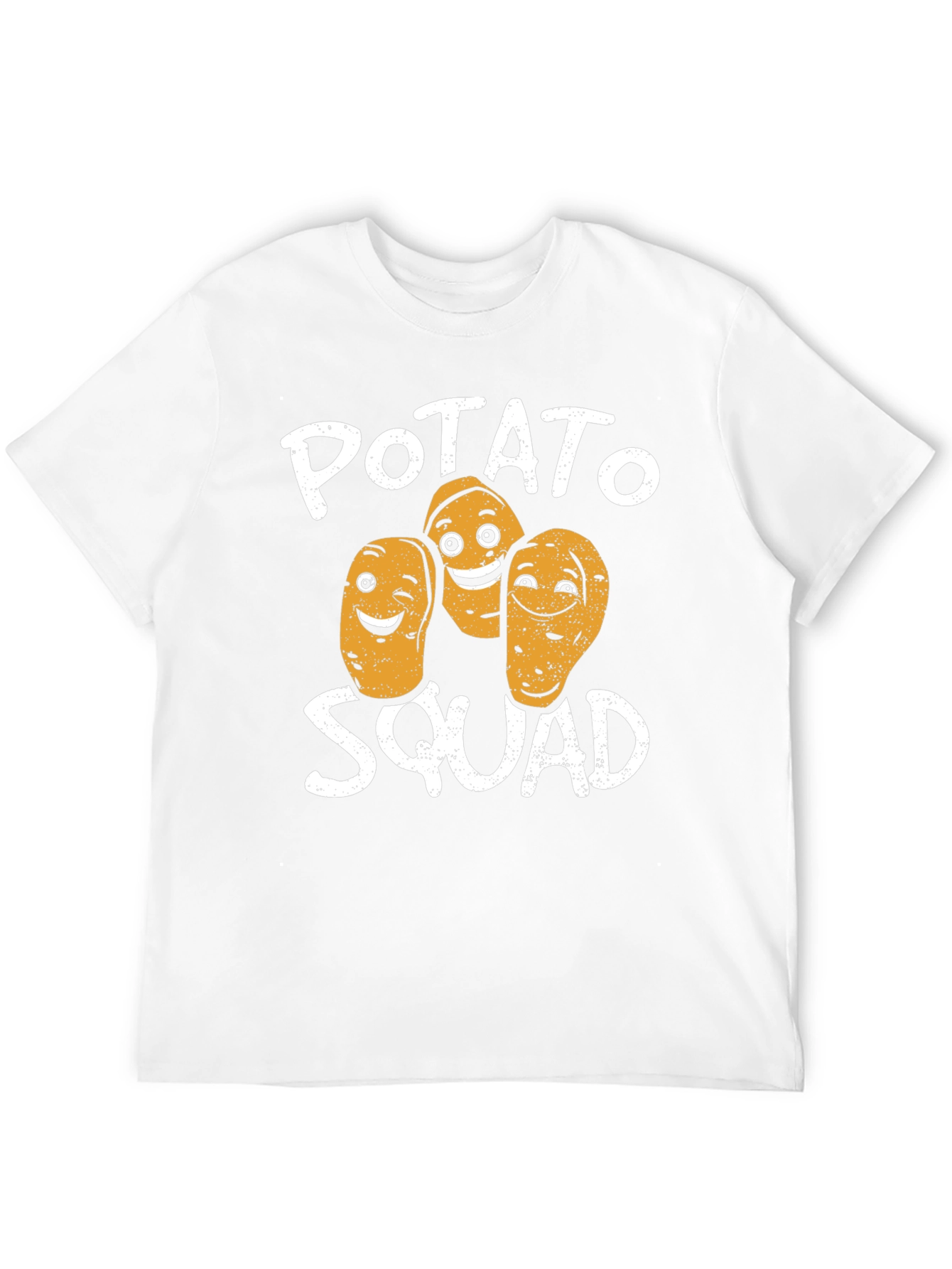 Potato Squad Graphic Print Crew Neck T-Shirt