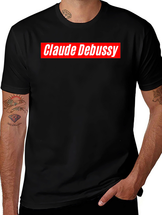 Claude Debussy Graphic T-Shirt - Black