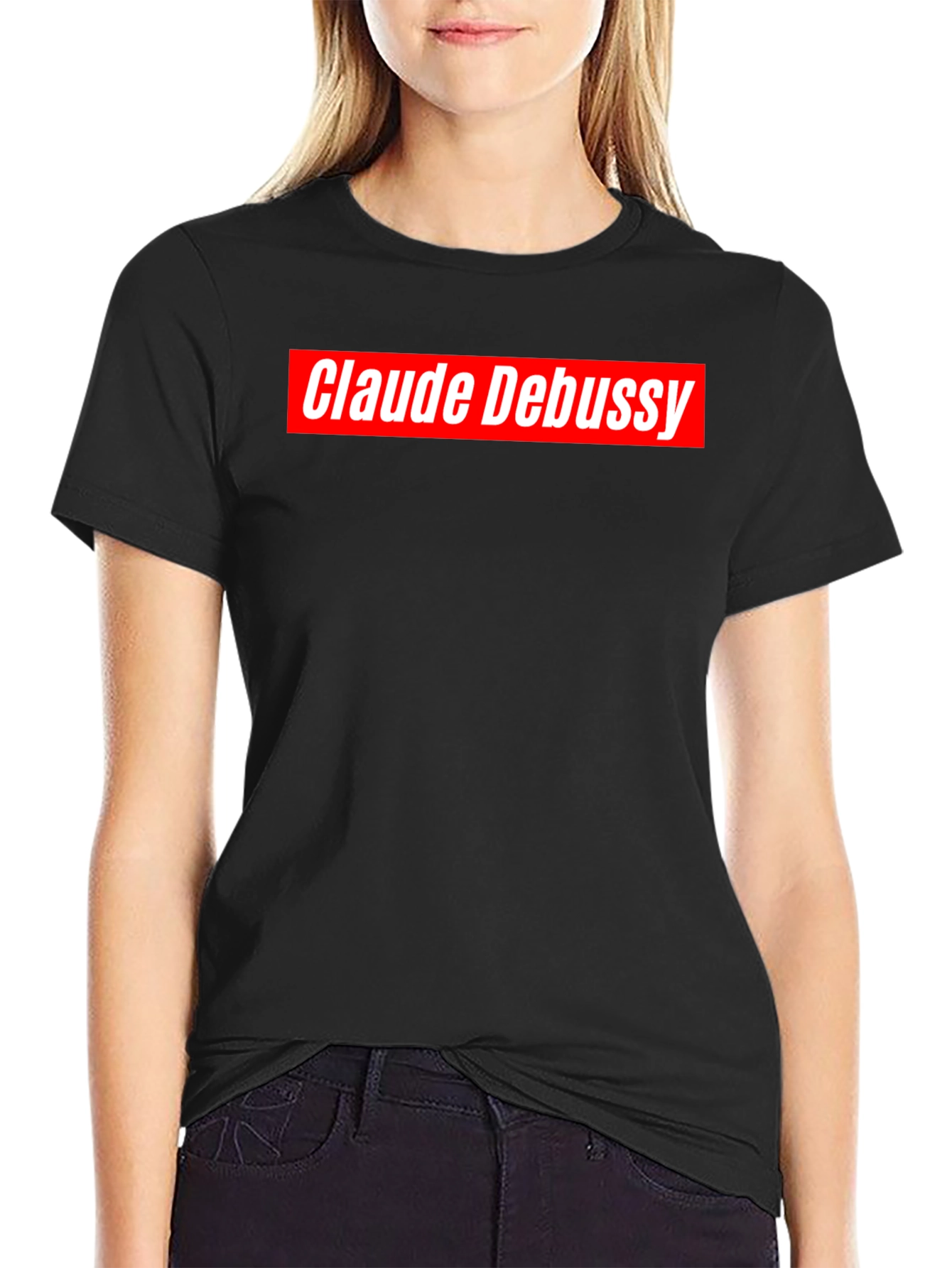 Claude Debussy Graphic T-Shirt - Black