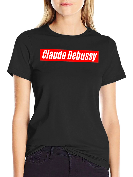 Claude Debussy Graphic T-Shirt - Black