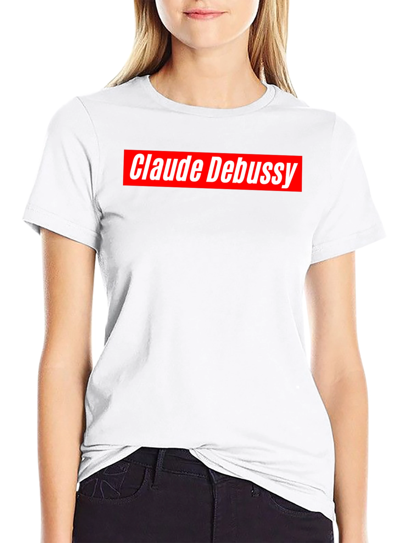 Claude Debussy Graphic T-Shirt - Black