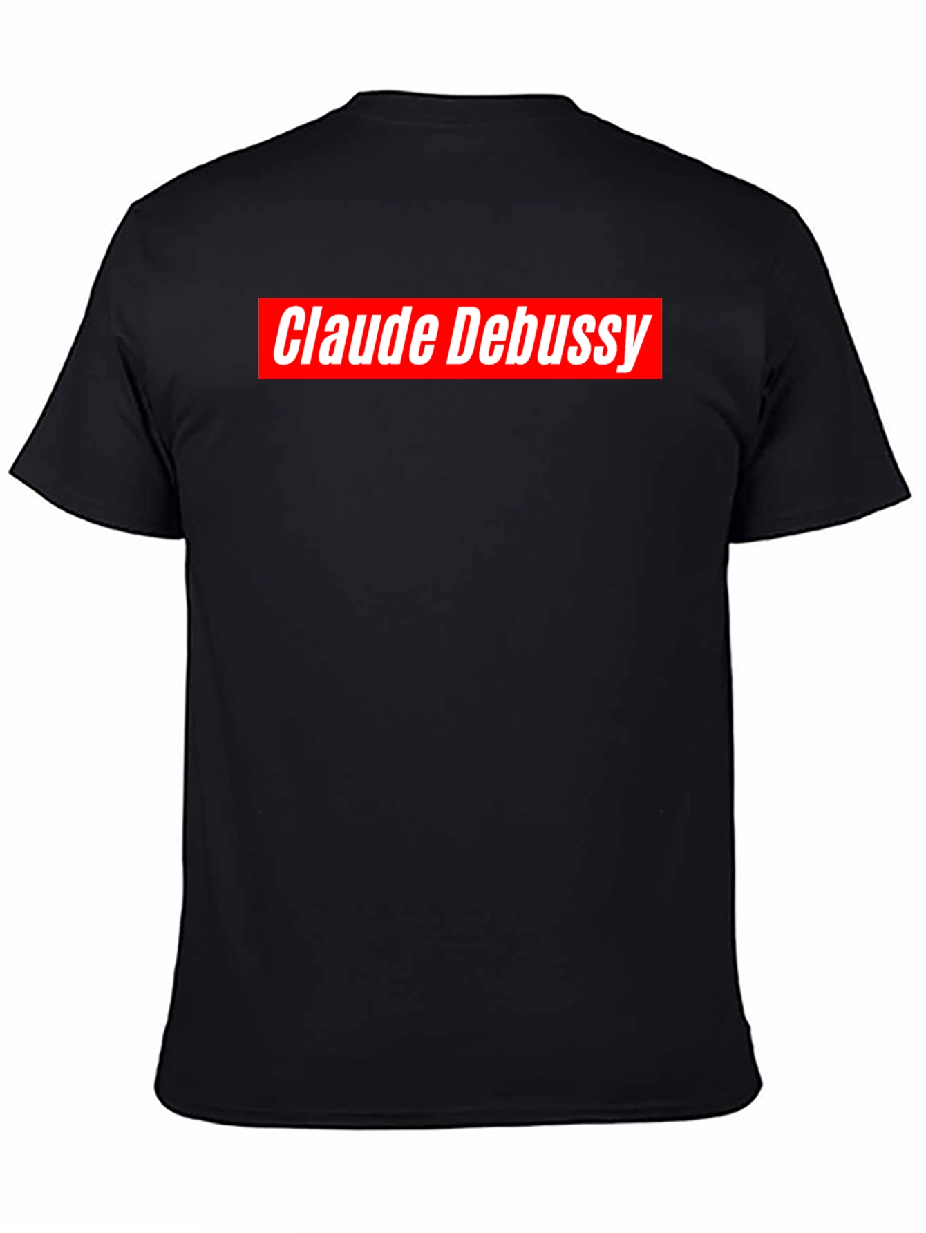 Claude Debussy Graphic T-Shirt - Black