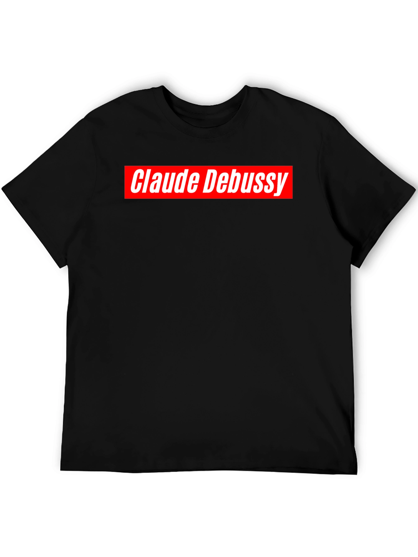 Claude Debussy Graphic T-Shirt - Black