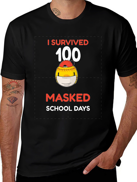 I Survived 100 Masked School Days T-Shirt